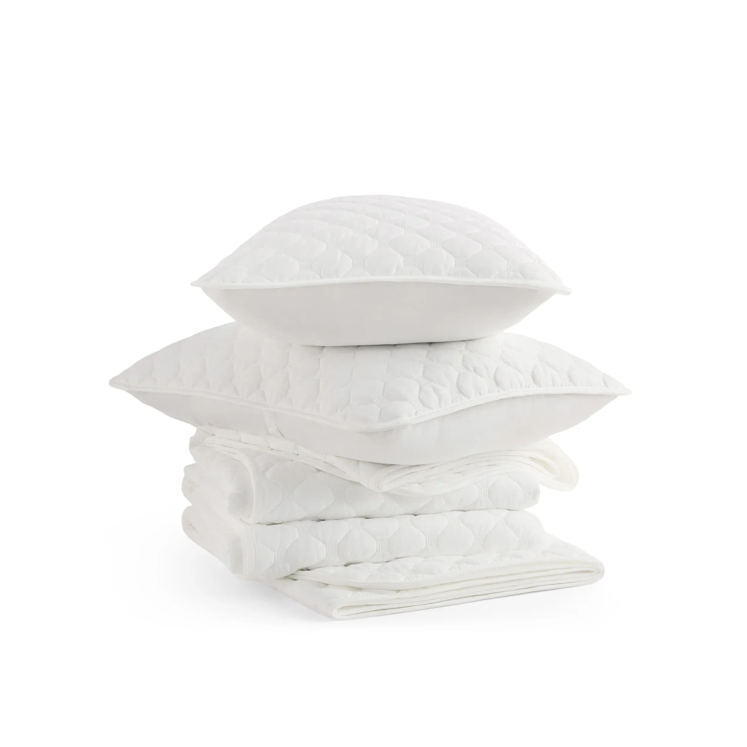 Classic Honeycomb Quilt Set - Image 7