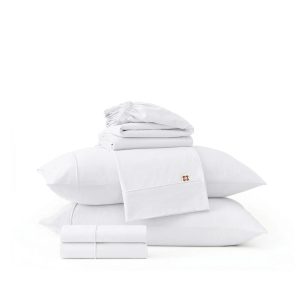 PureWoven  6-Piece Washed Cotton Sheet Set