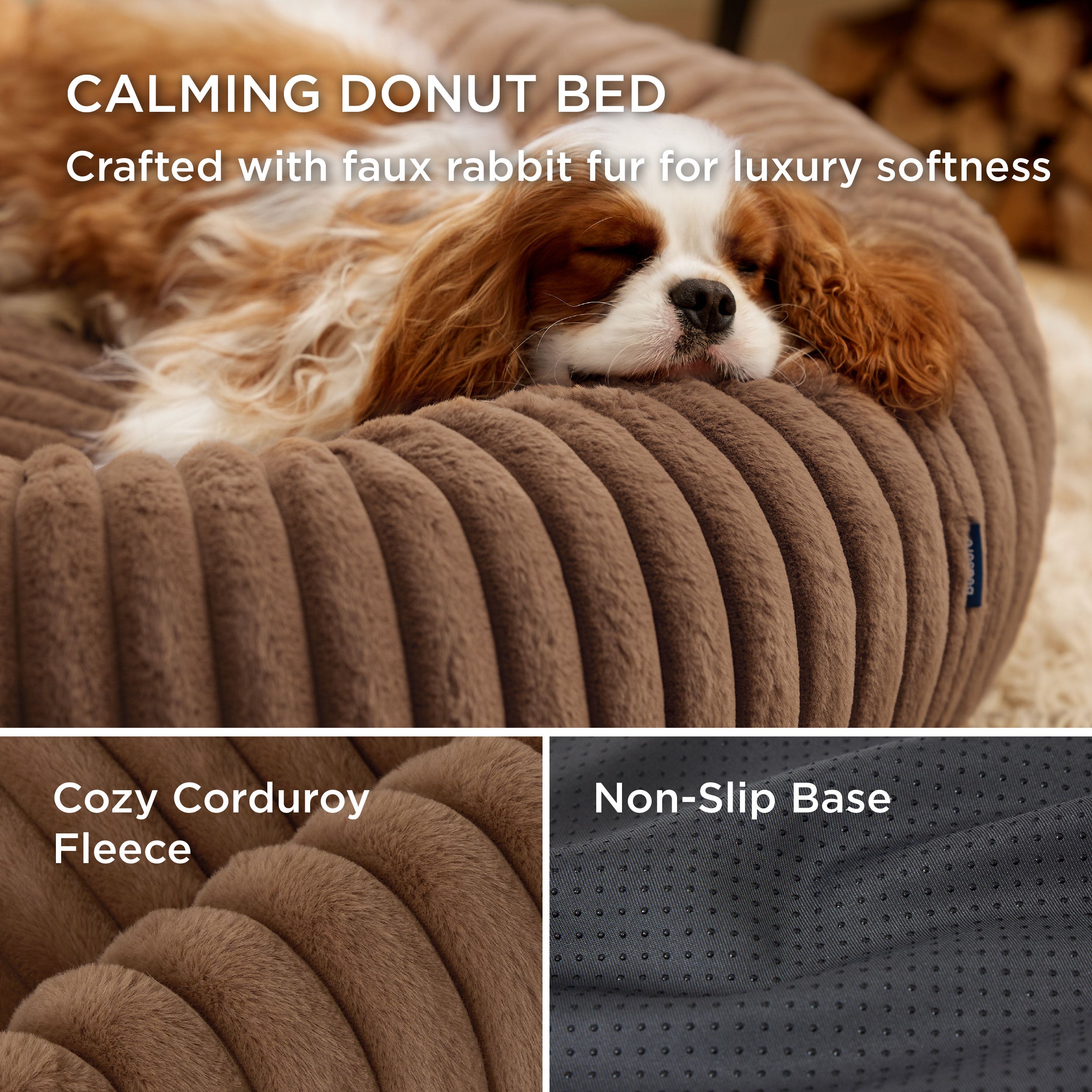 ComfyFleece Donut Dog Bed - Image 12