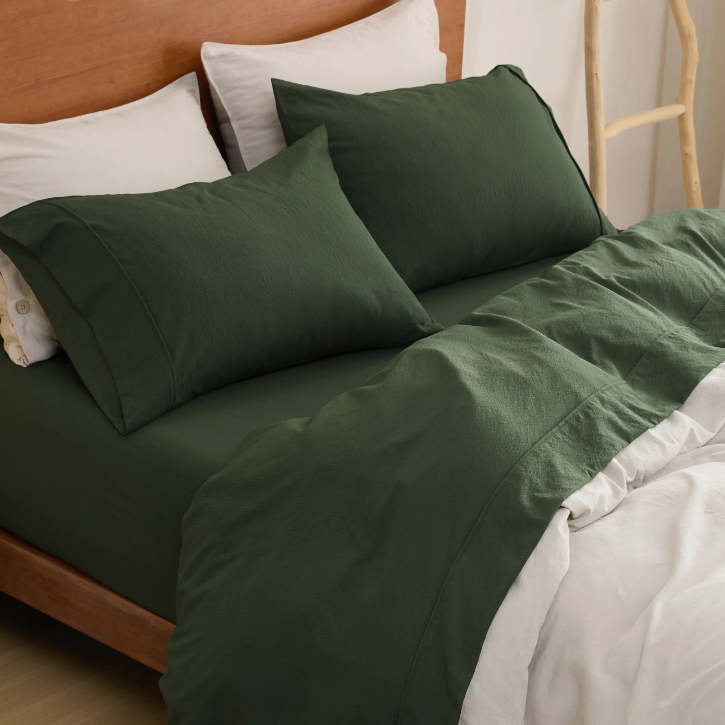 Cotton-Like Striped Sheet Sets - Image 15