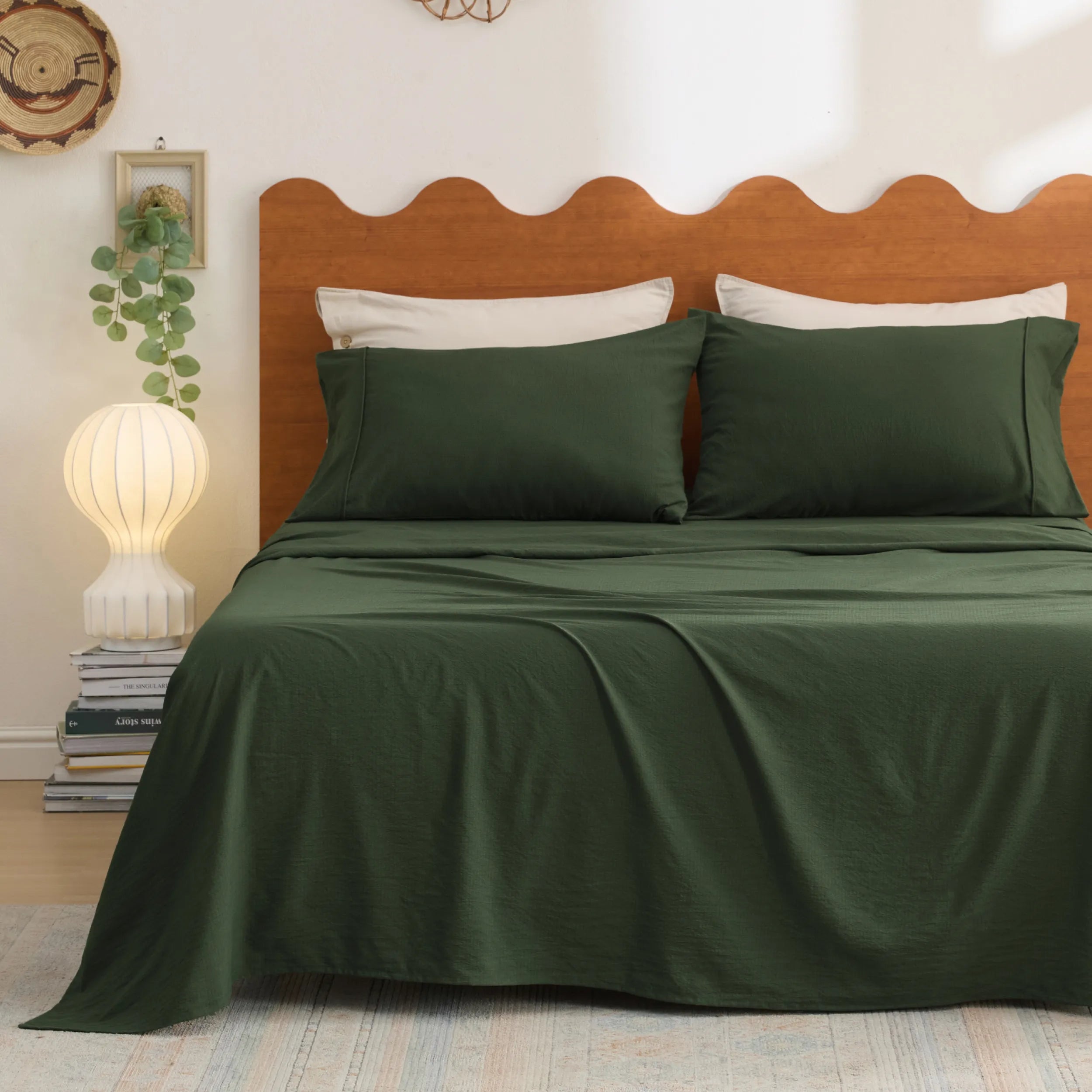 Cotton-Like Striped Sheet Sets - Image 16