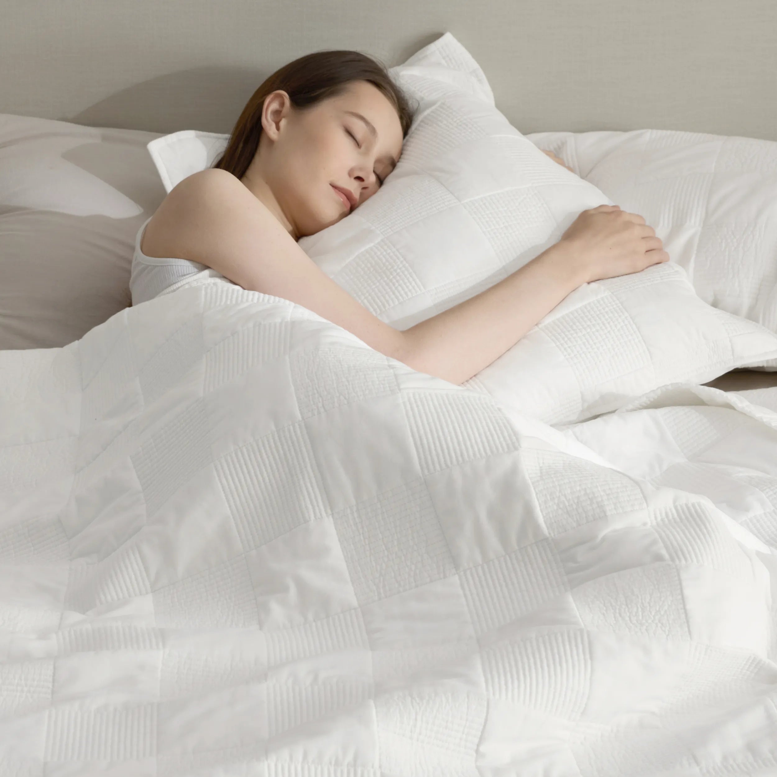 Cotton Checkered Quilted Set - Image 2