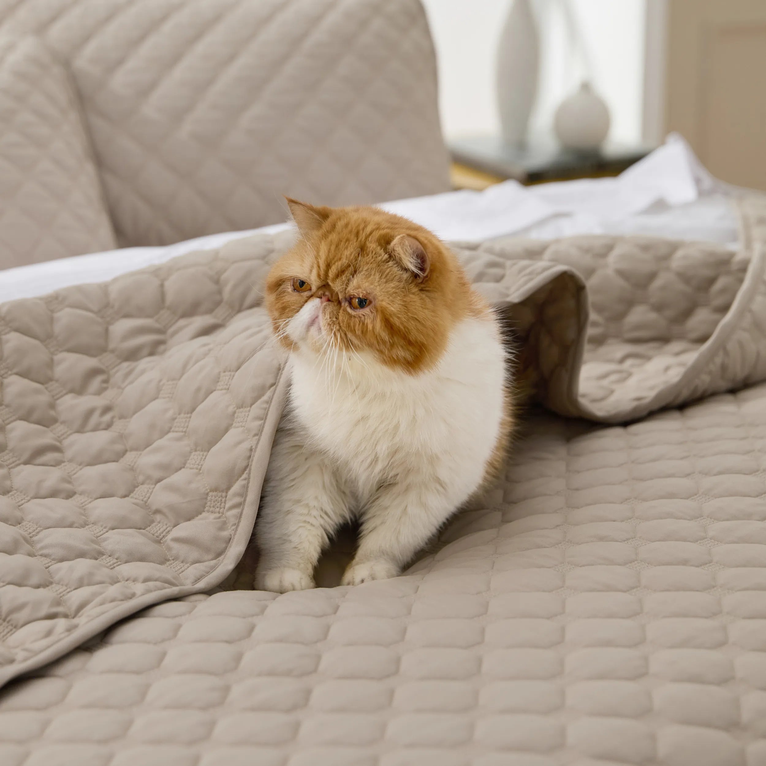 Classic Honeycomb Quilt Set - Image 5