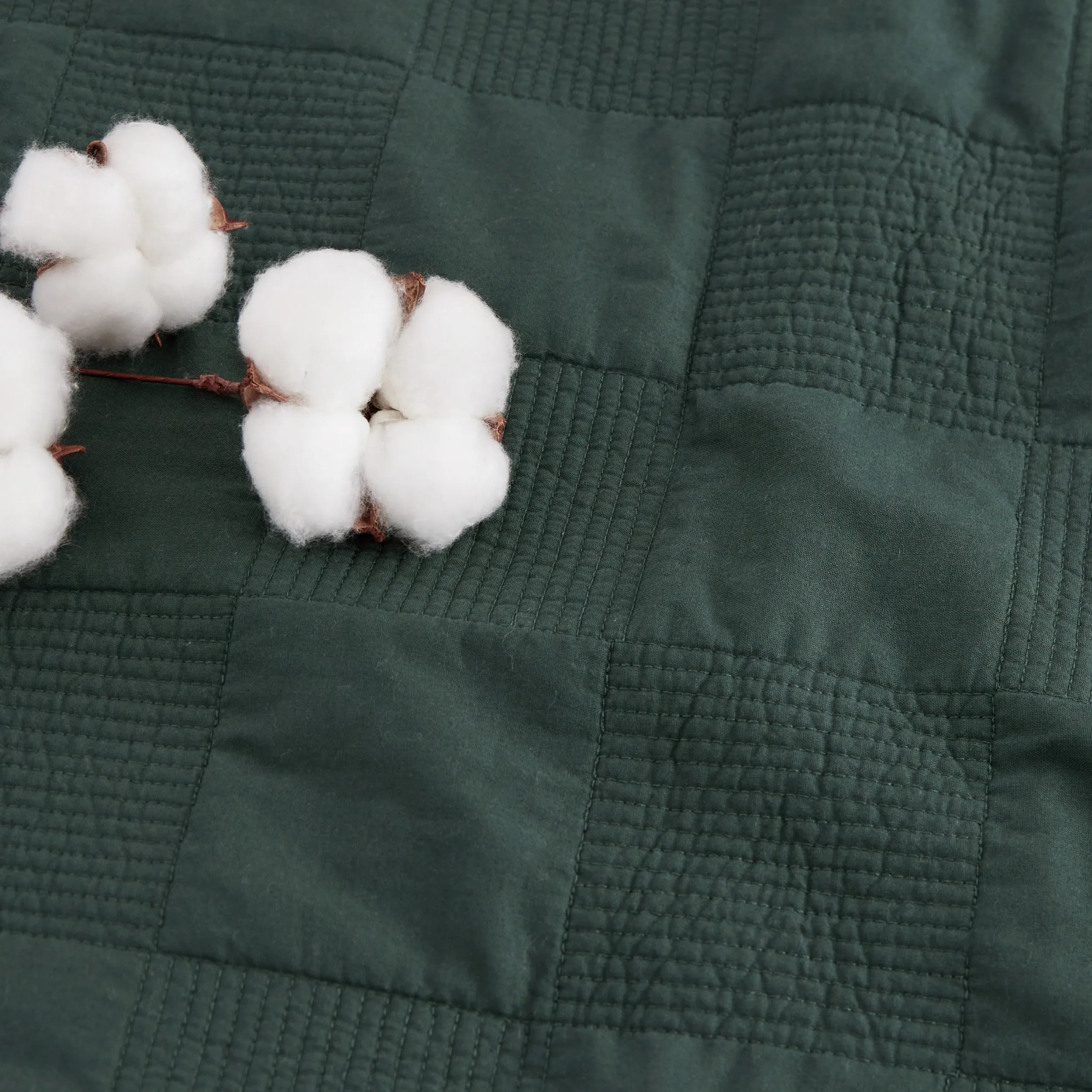 Cotton Checkered Quilted Set - Image 18