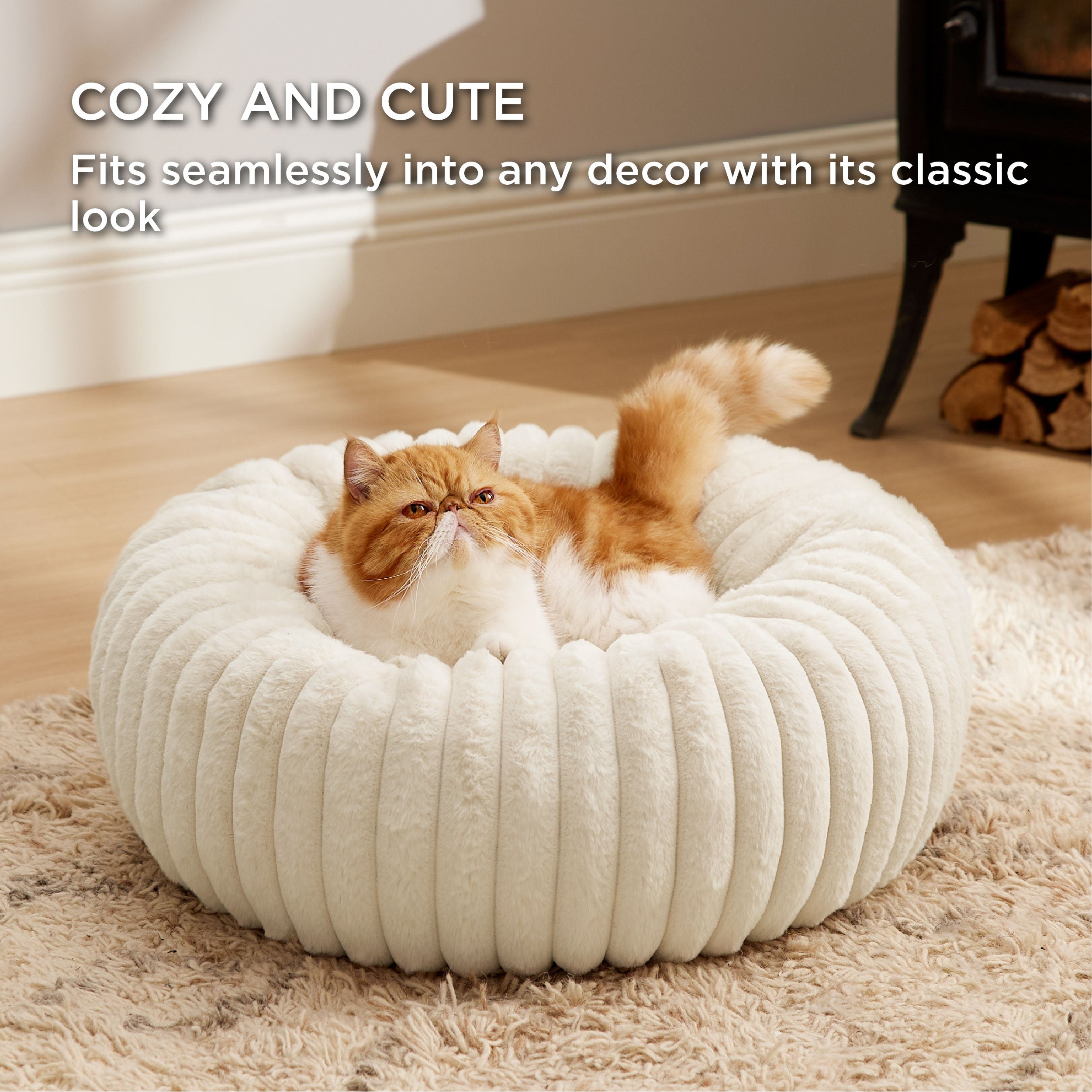 ComfyFleece Donut Dog Bed - Image 29