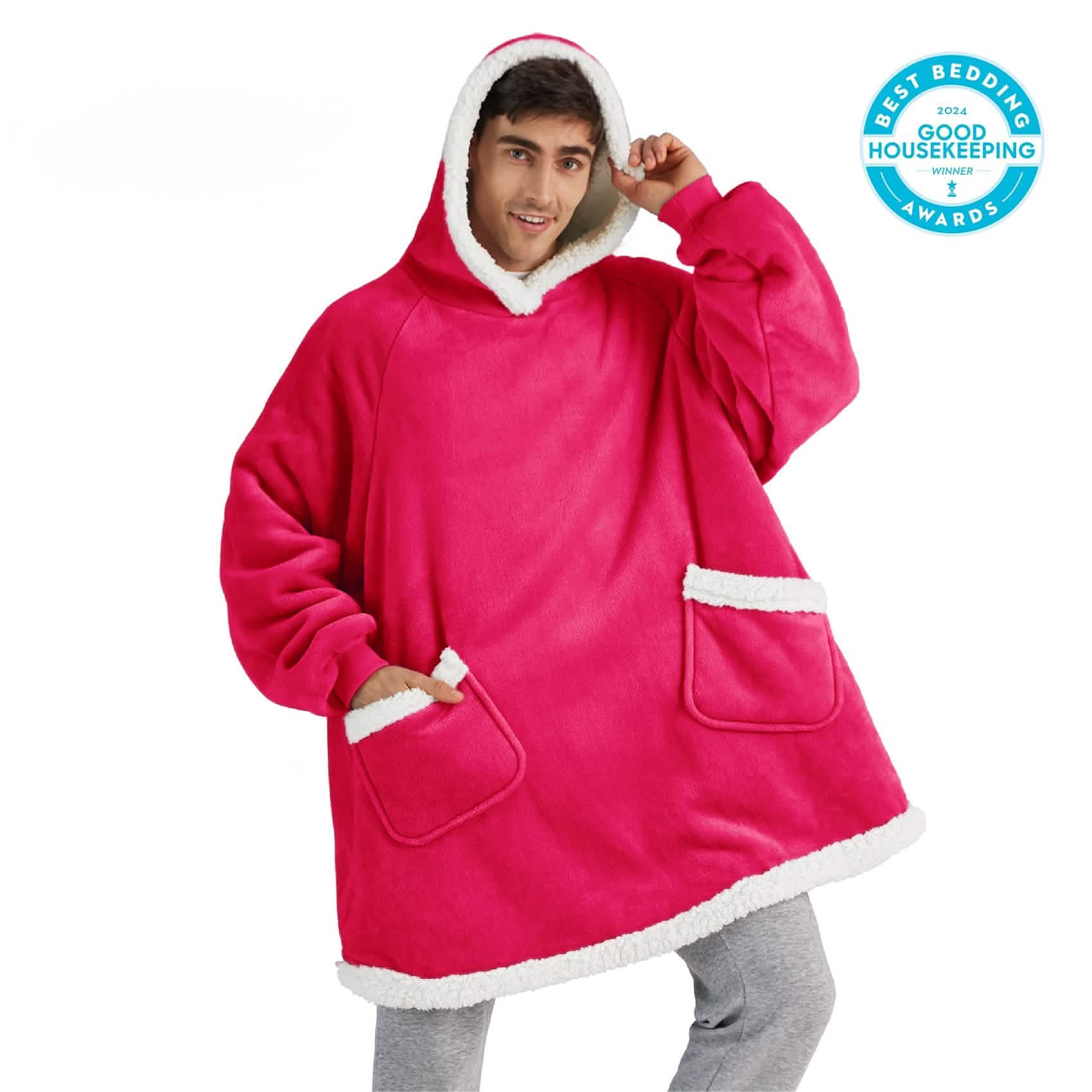 Sherpa Fleece Blanket Hoodie - Image 11