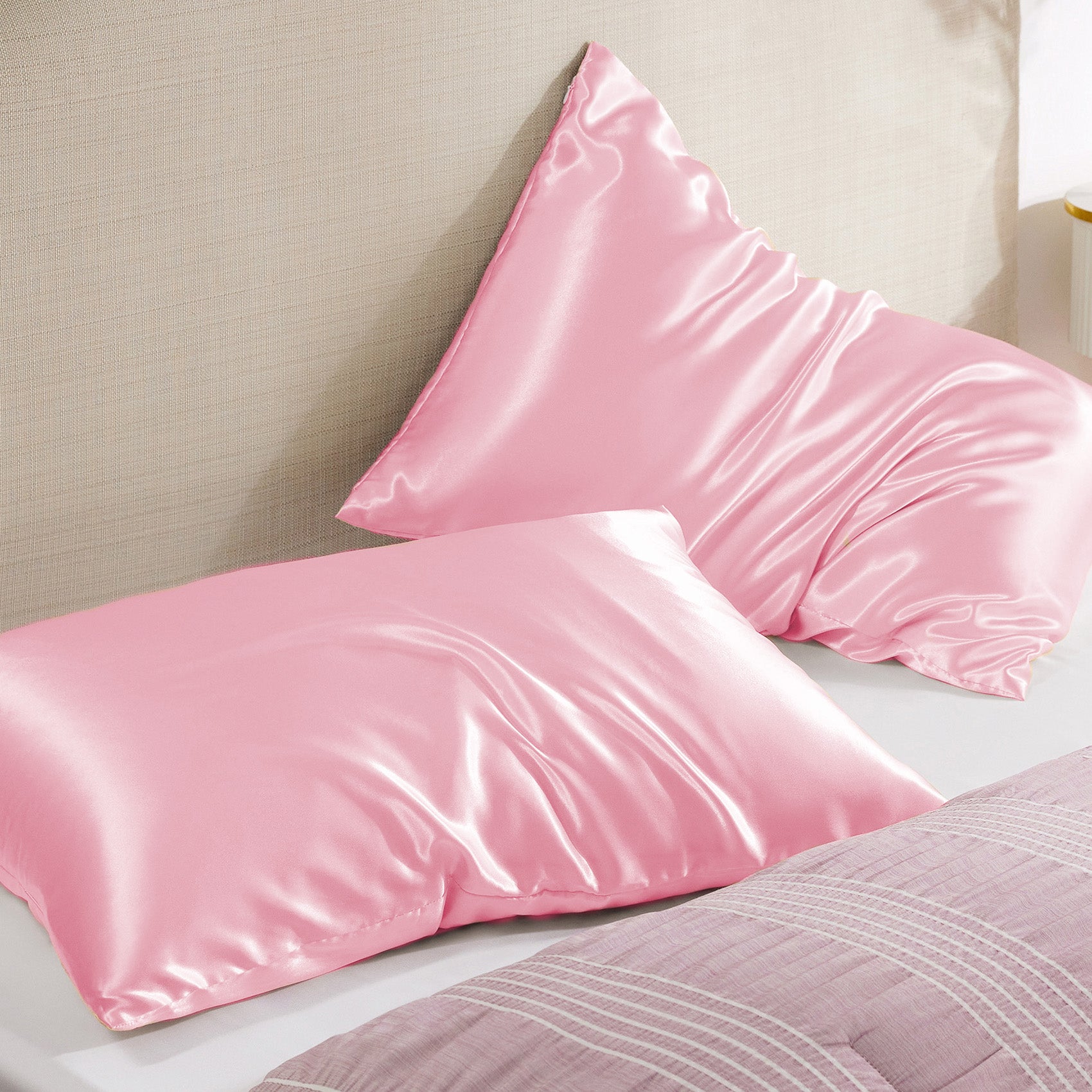 Solid Satin Pillowcase - Image 5