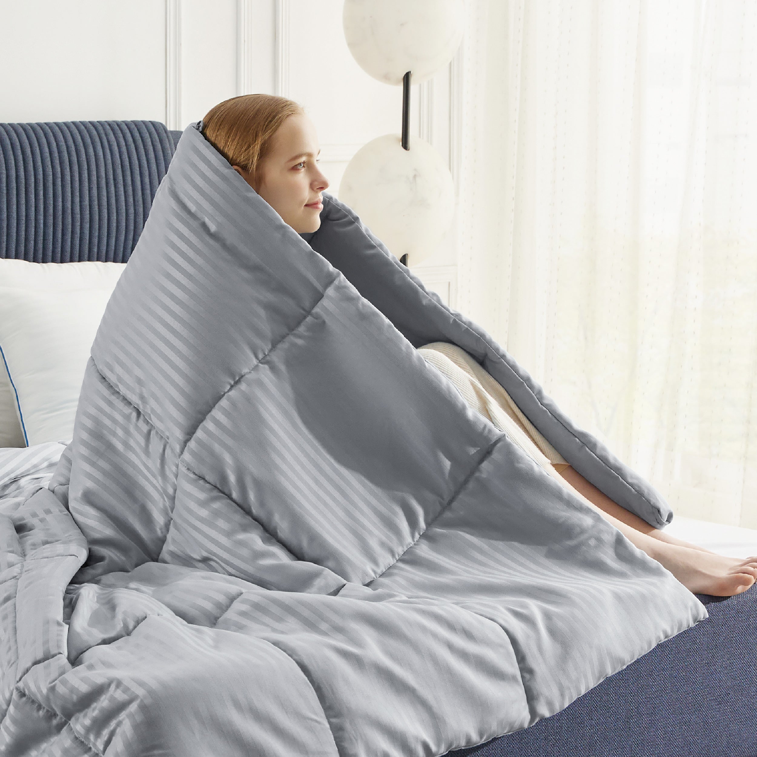 Weightless Comfy Striped Quilt - Image 8