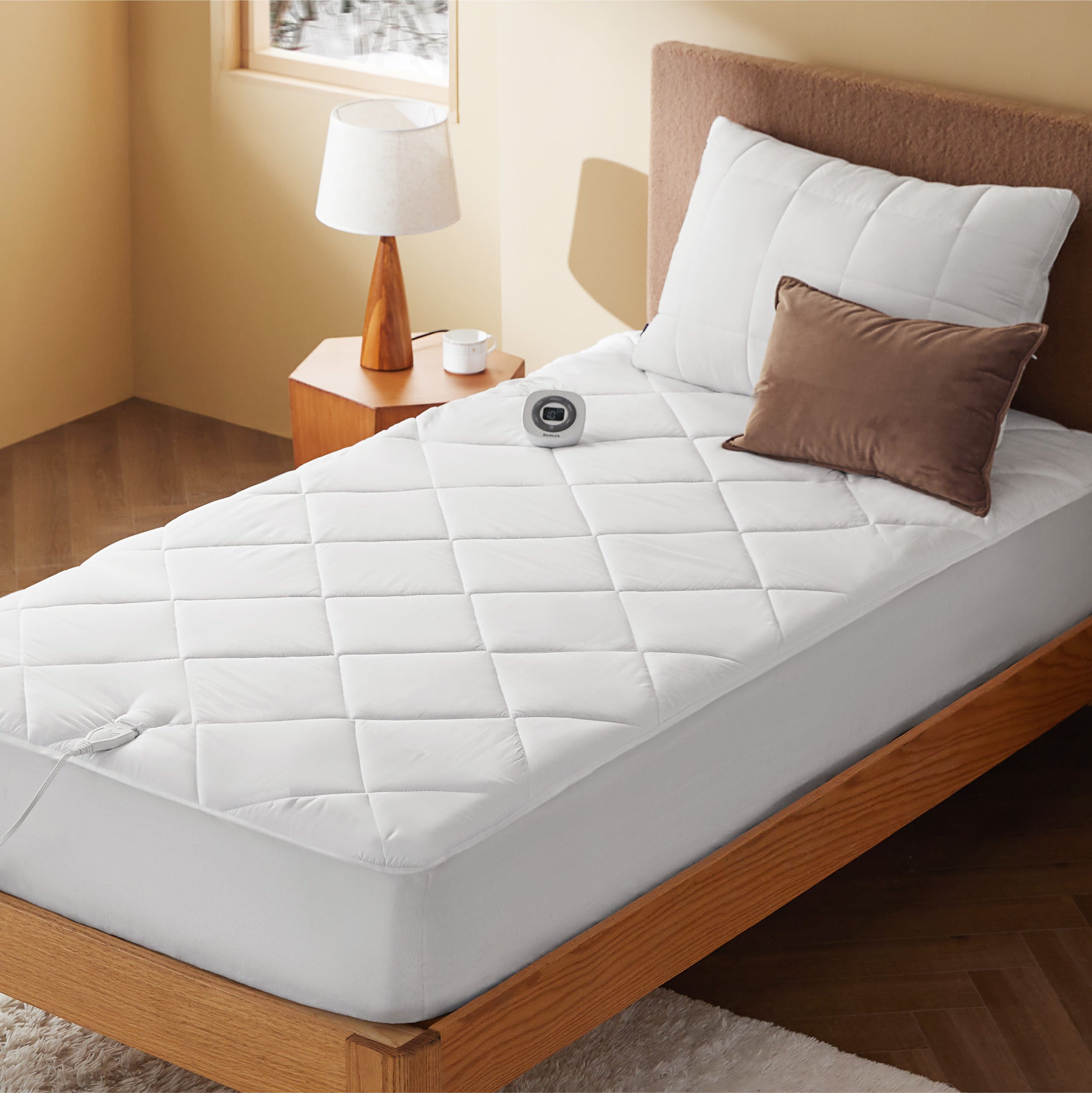 Coral Fleece Heated Mattress Pad - Image 26