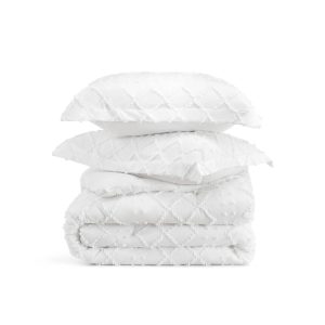 Tufted Embroidery Comforter Set