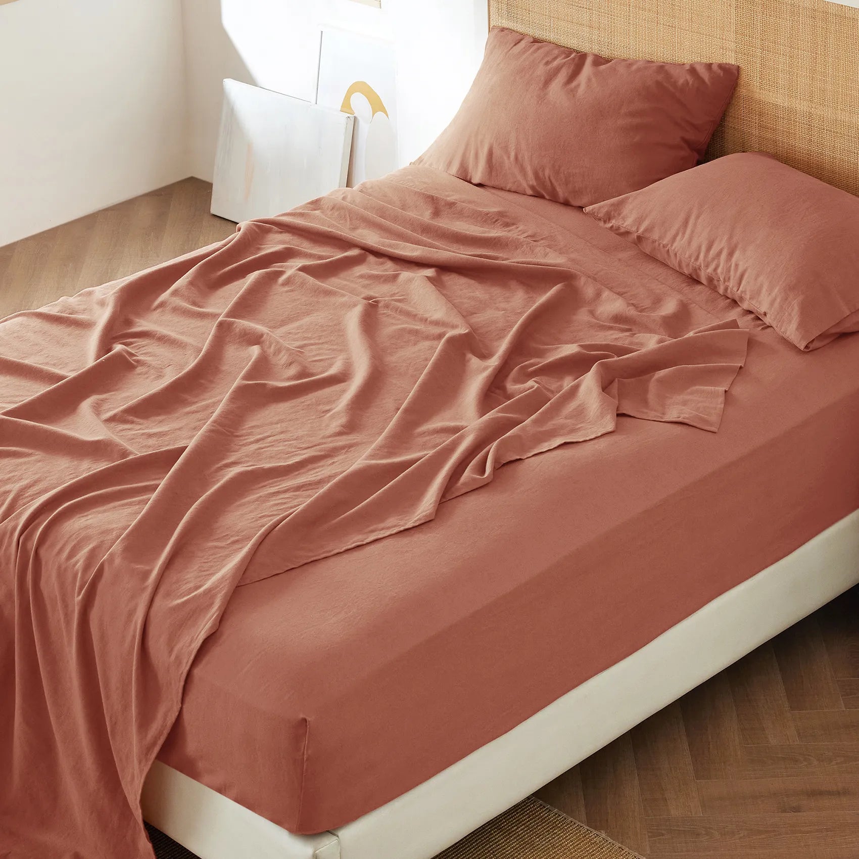 Cotton-Linen Blend Sheet Set - Image 24