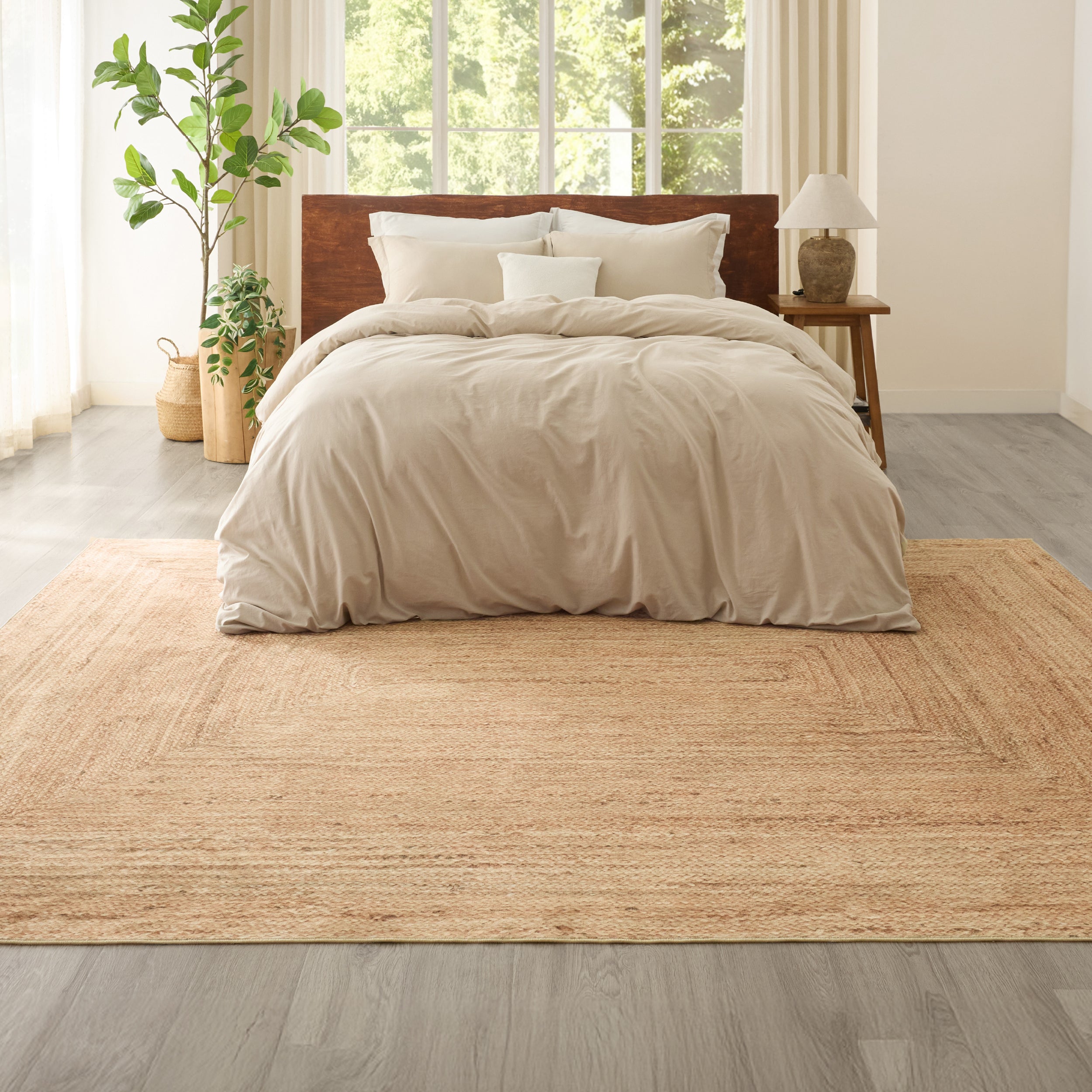 Faux Cashmere Jute-Look Area Rug - Image 4