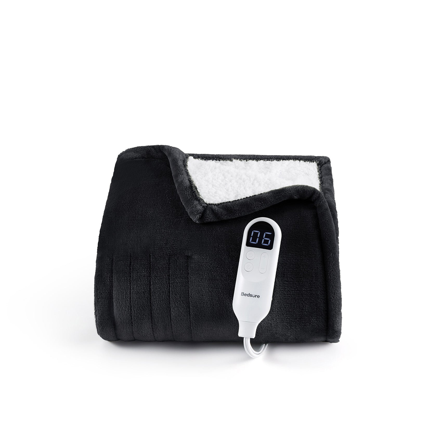 Solid Flannel Heated Blanket - Image 7