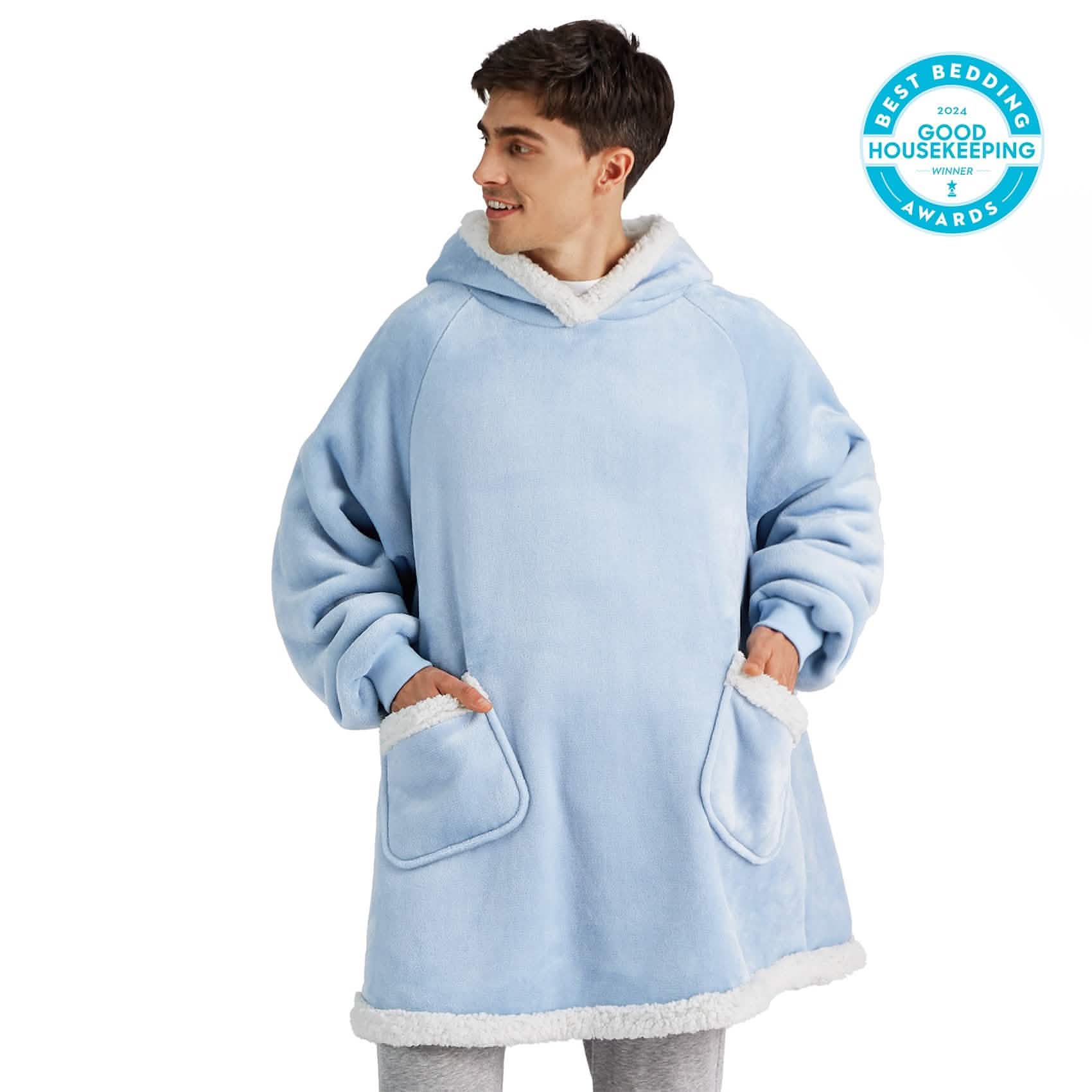 Sherpa Fleece Blanket Hoodie - Image 6