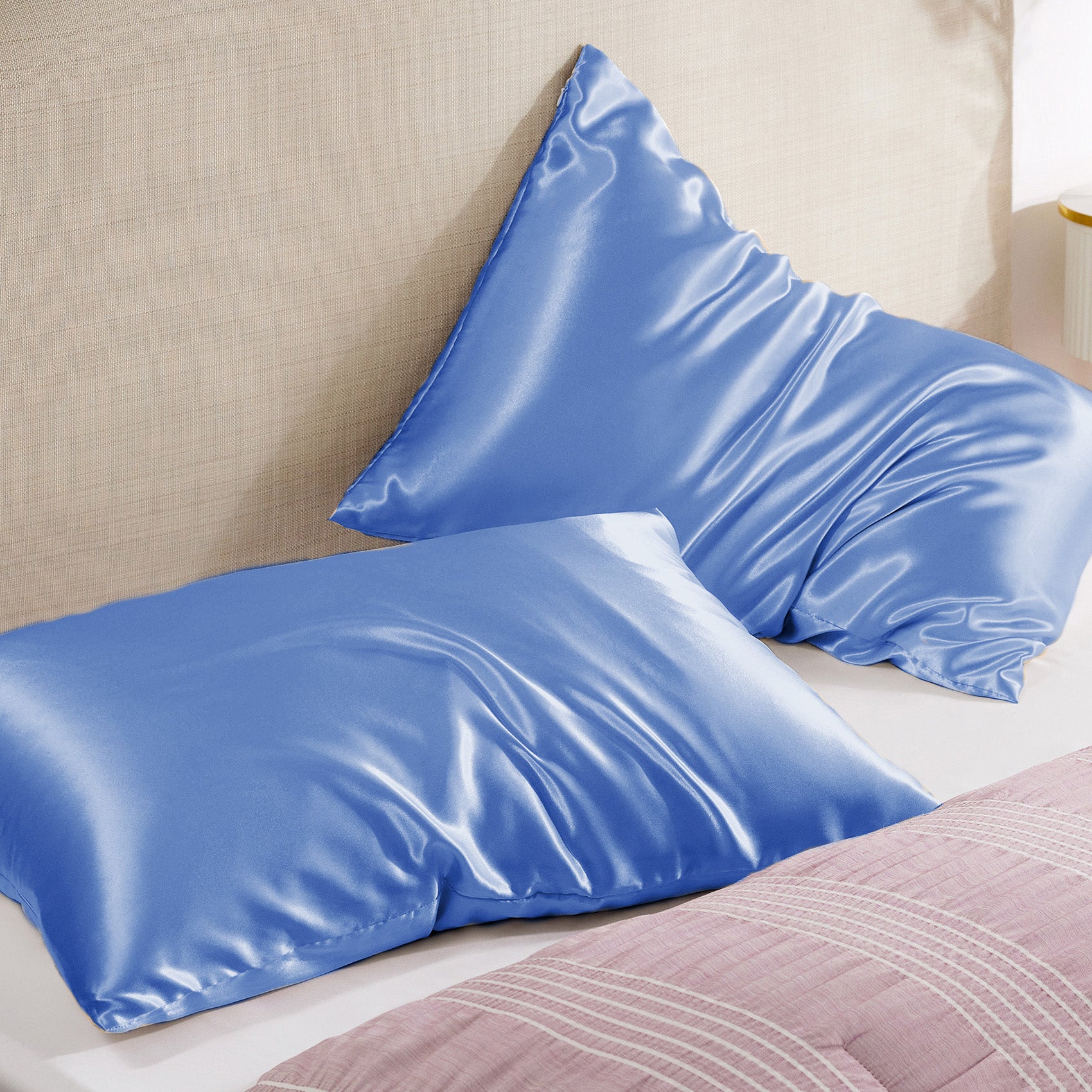 Solid Satin Pillowcase - Image 29