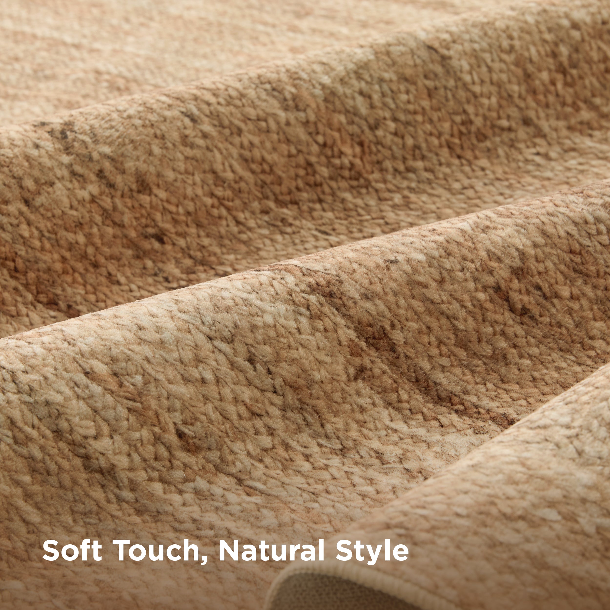 Faux Cashmere Jute-Look Area Rug - Image 2