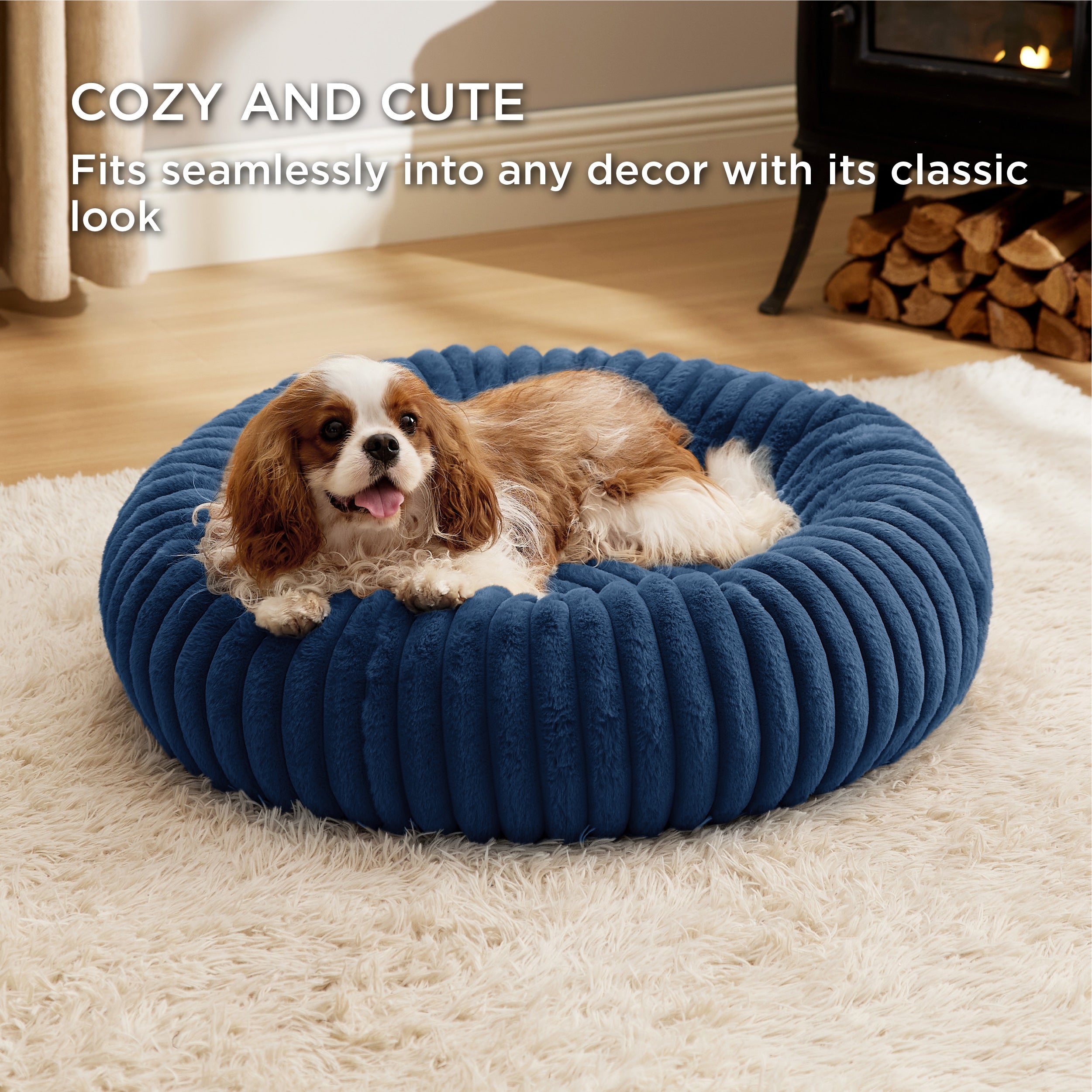 ComfyFleece Donut Dog Bed - Image 5