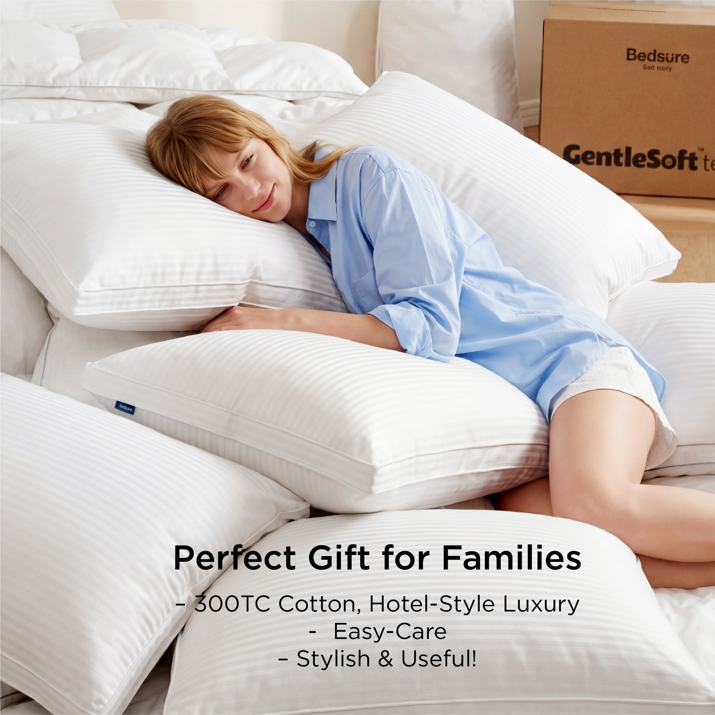 PureWoven CottonCloud Luxury Hotel Pillow - Image 4