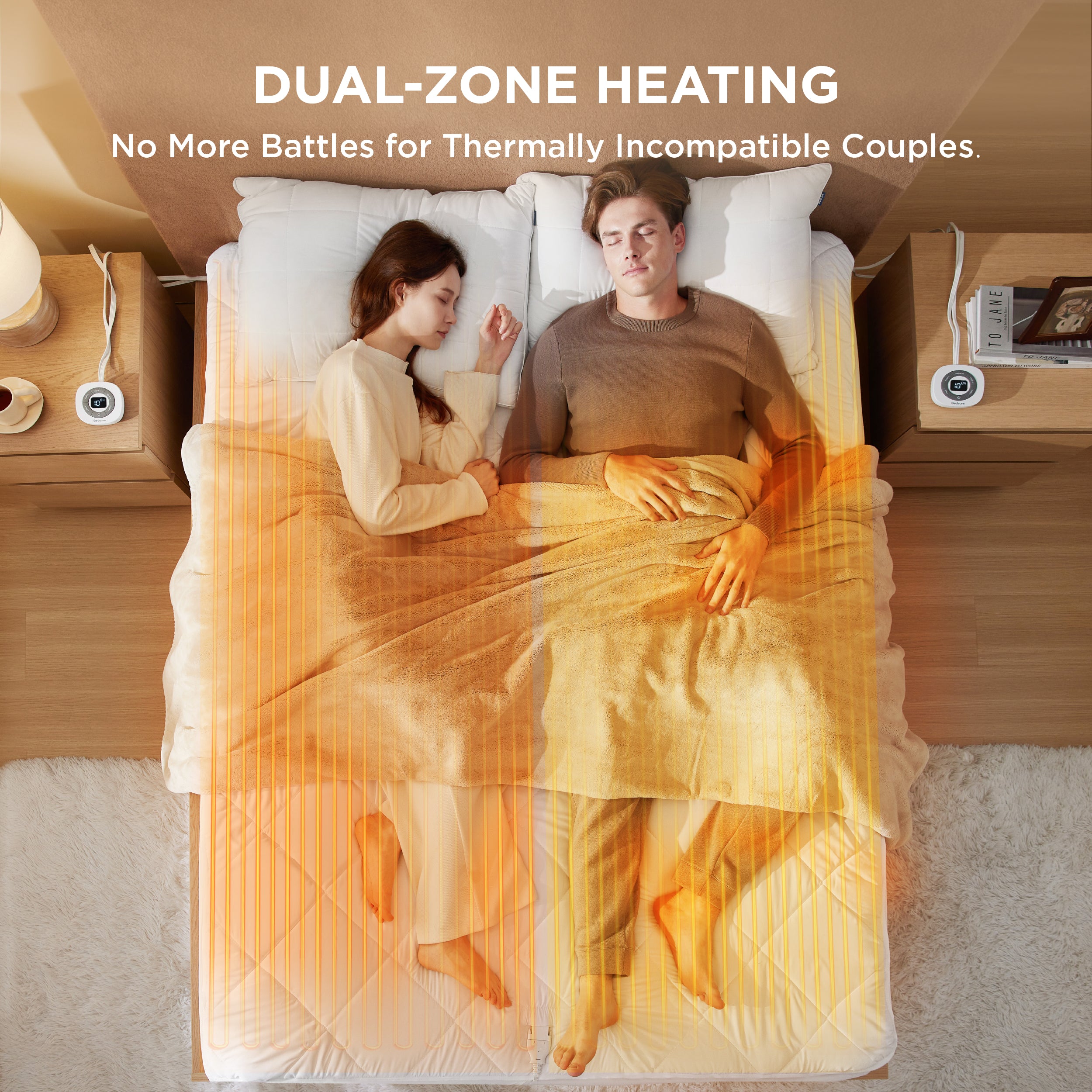 Coral Fleece Heated Mattress Pad - Image 21