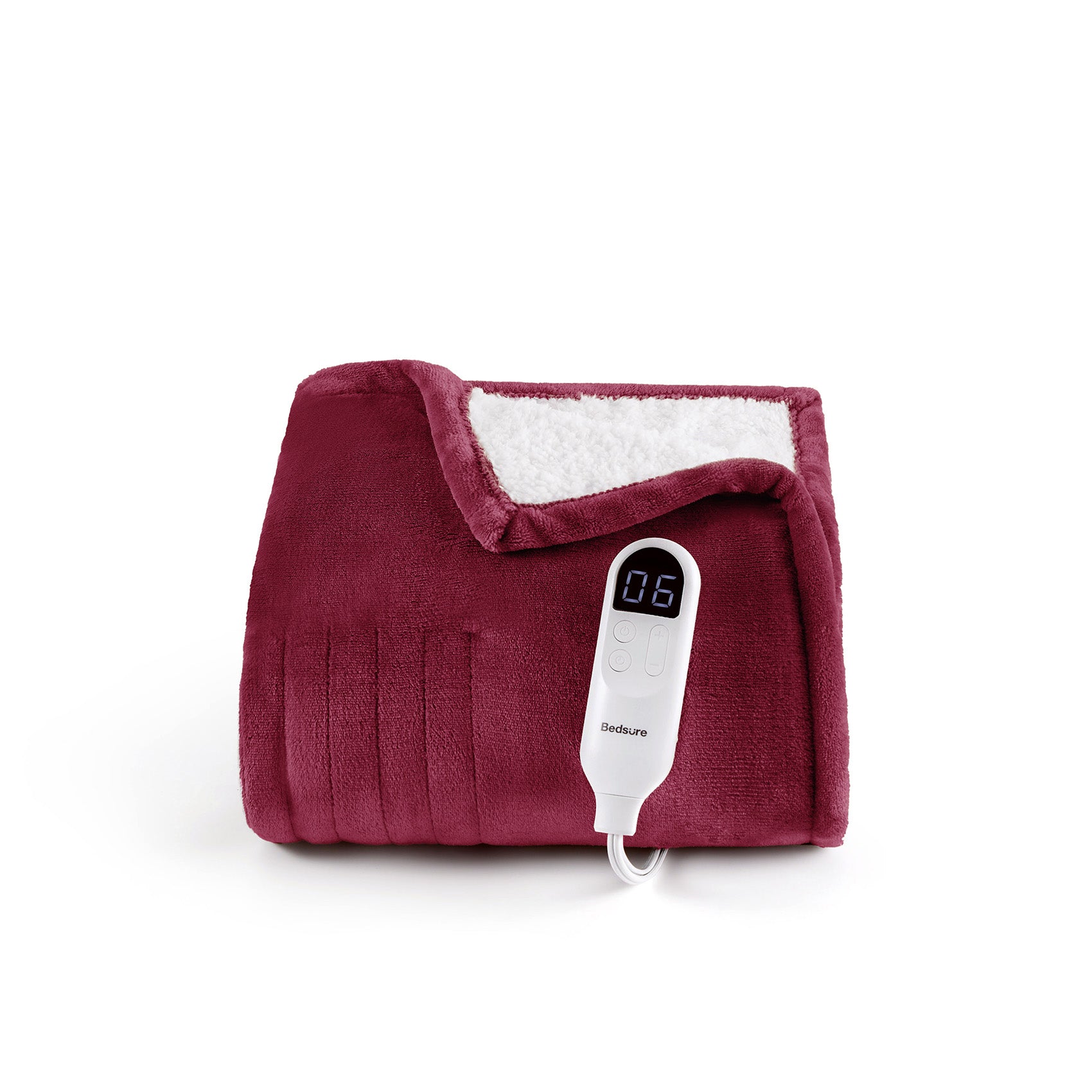 Solid Flannel Heated Blanket - Image 19