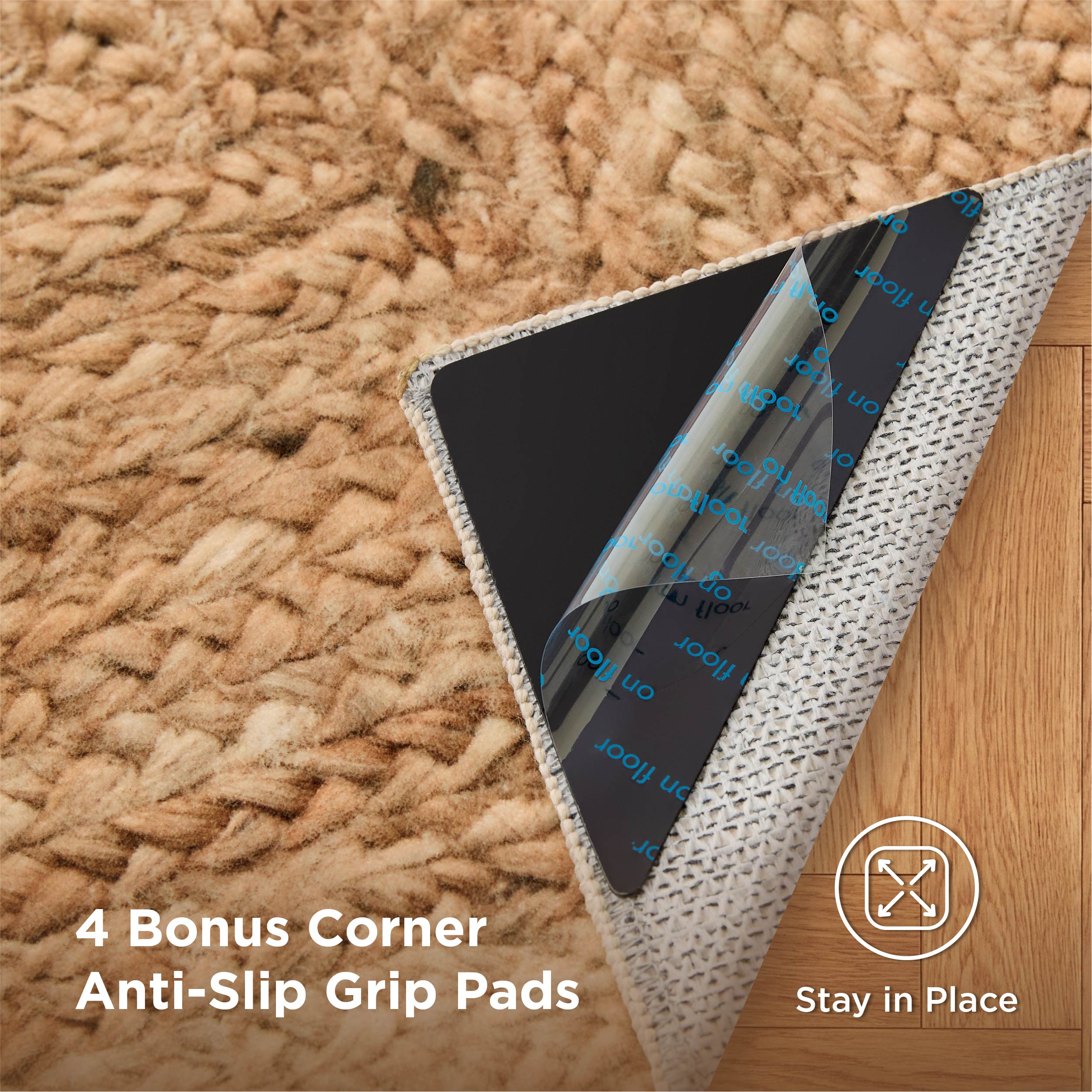 Faux Cashmere Jute-Look Area Rug - Image 8
