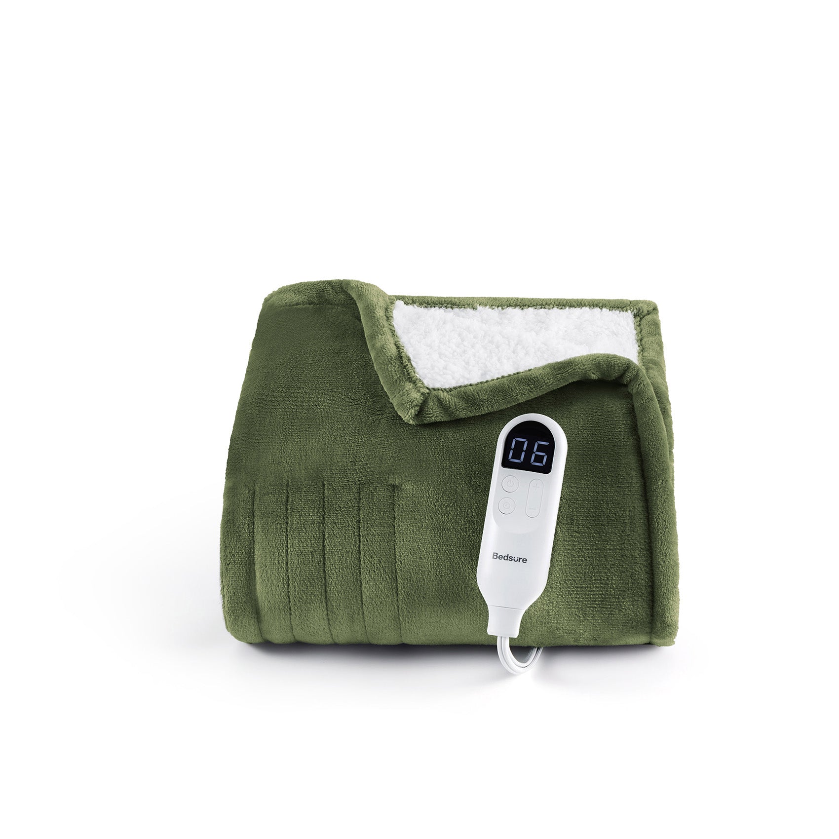 Solid Flannel Heated Blanket - Image 25