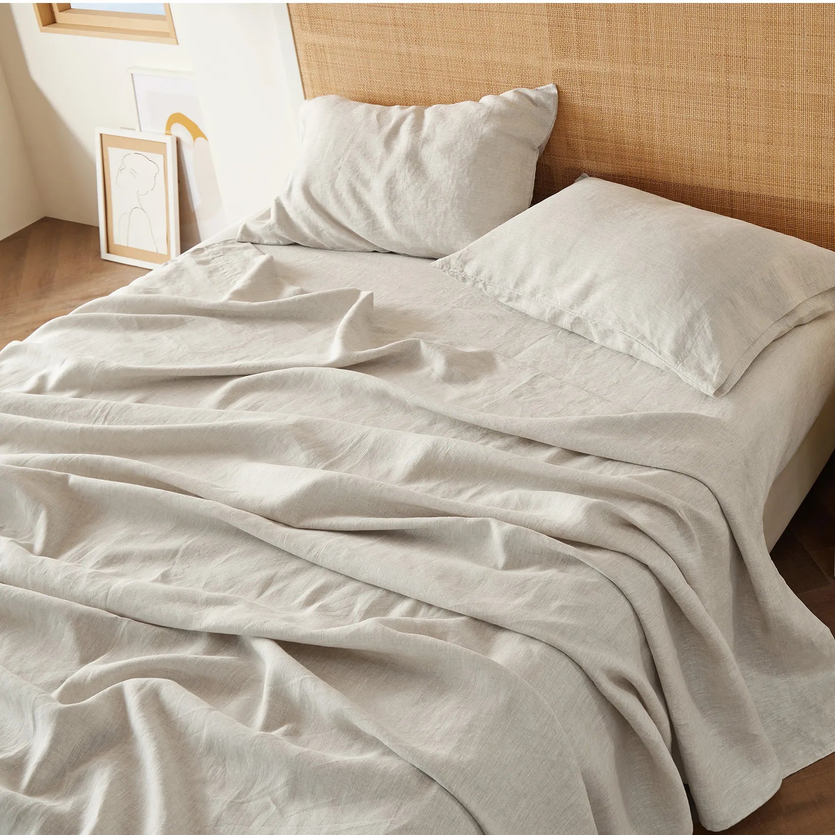 Cotton-Linen Blend Sheet Set - Image 5