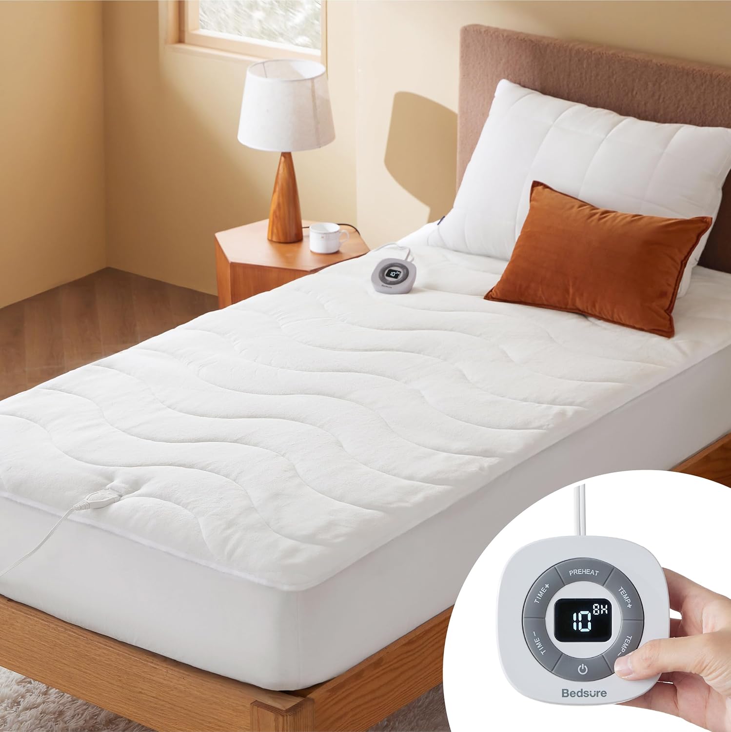 Coral Fleece Heated Mattress Pad - Image 8