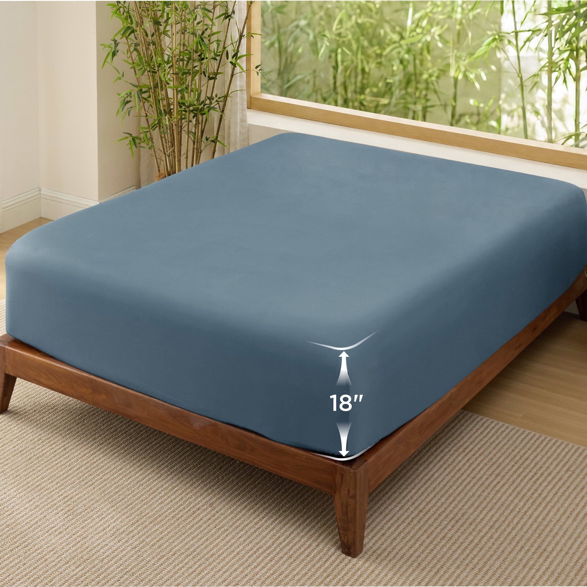 Rayon Derived From Bamboo Fitted Sheet - Image 29