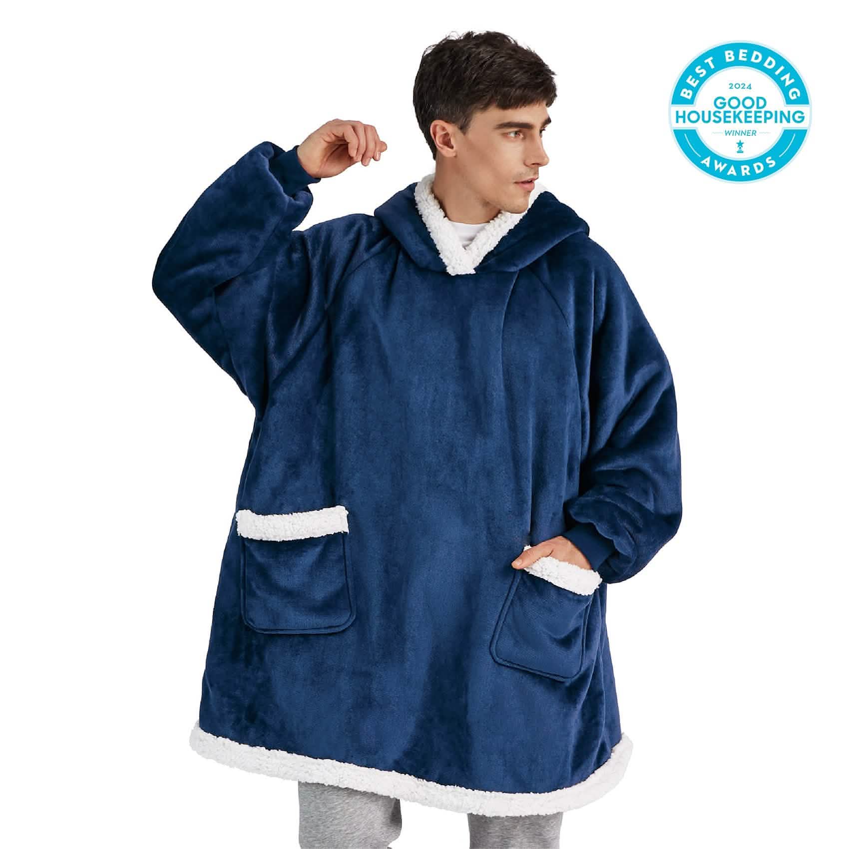 Sherpa Fleece Blanket Hoodie