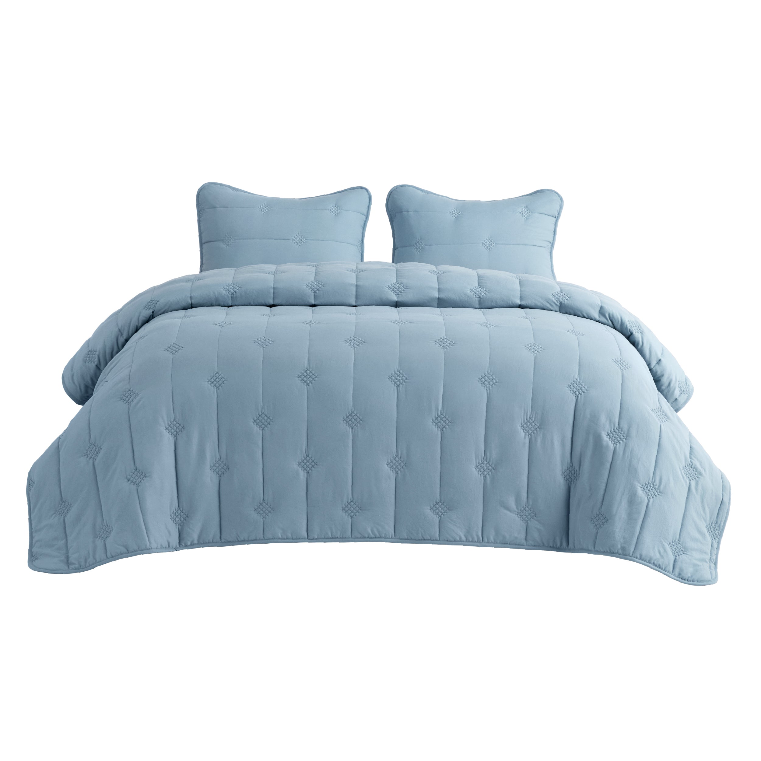 Prewashed Diamond Quilt Set - Image 19
