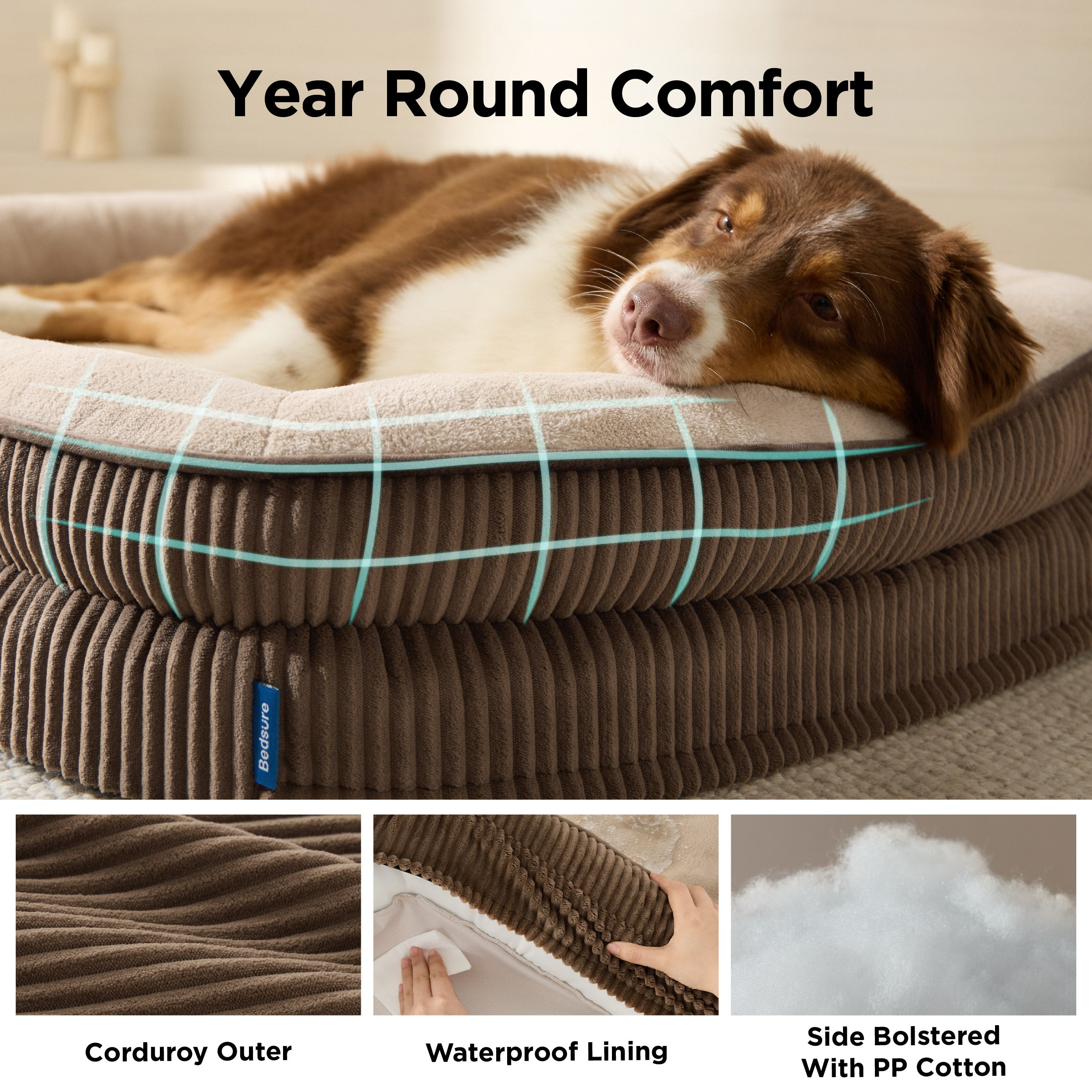 Oval Bolster Dog Bed - Image 16