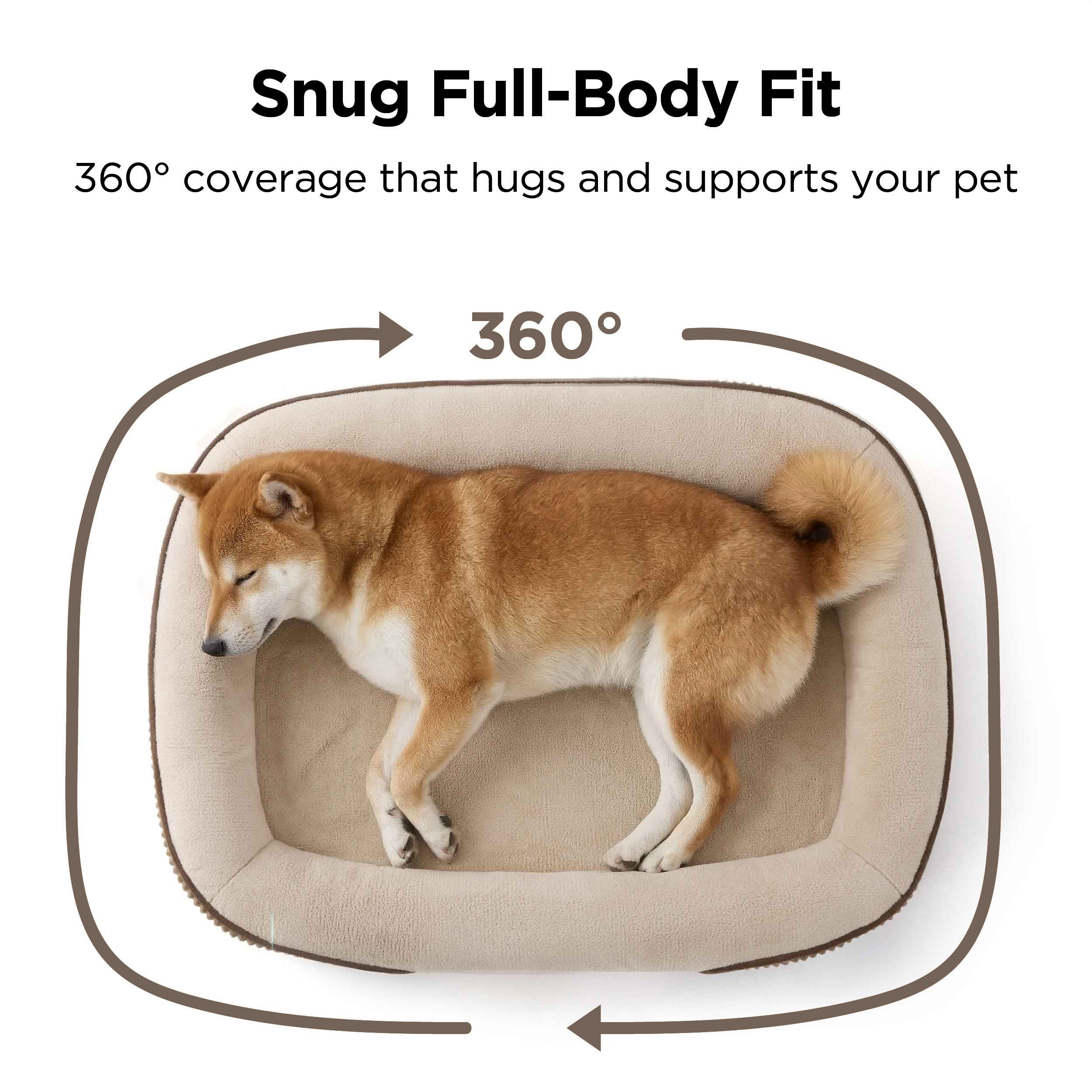 Oval Bolster Dog Bed - Image 9