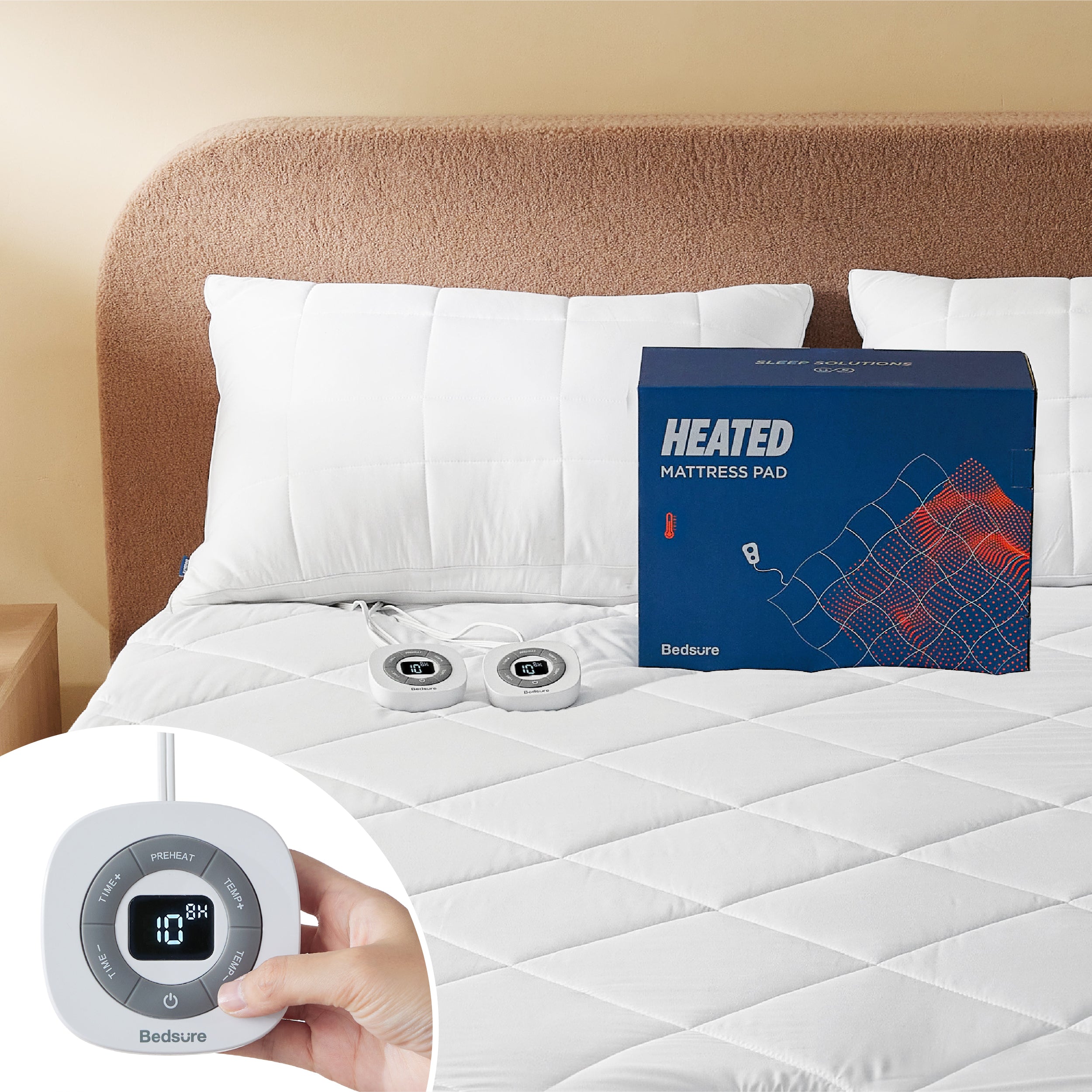 Coral Fleece Heated Mattress Pad - Image 23