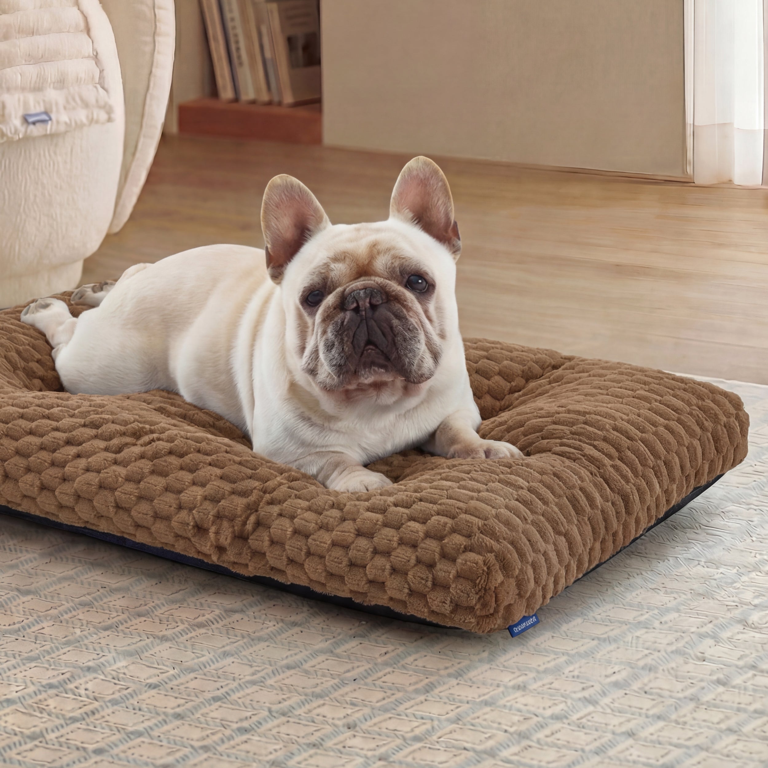Soft Bubble Fleece Dog Bed - Image 6