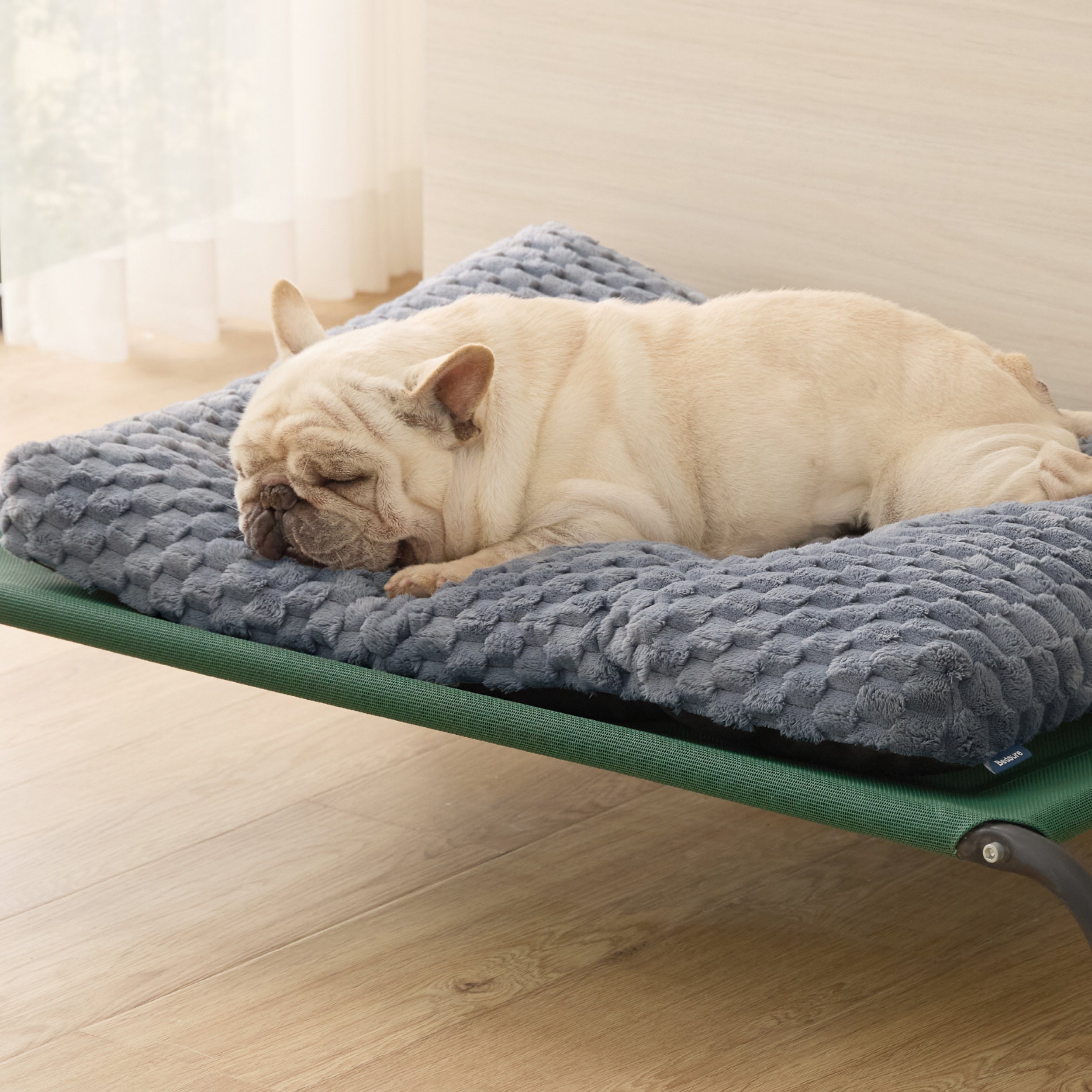 Soft Bubble Fleece Dog Bed - Image 9