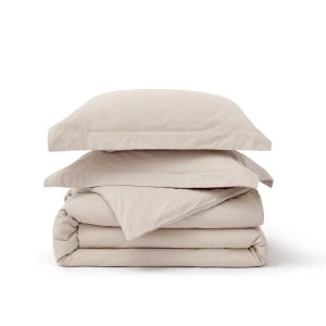 PureWoven  Washed Cotton Duvet Cover Set