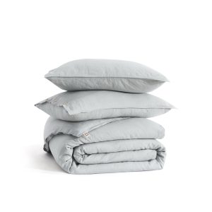PureWoven  Washed Linen Duvet Cover Set