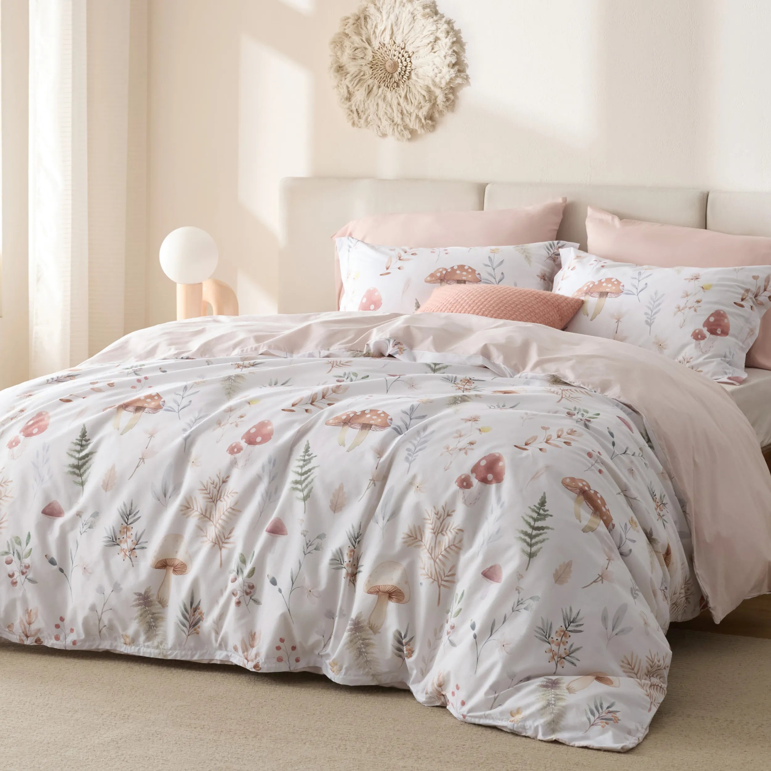 PureWoven 100% Cotton Patterned Duvet Cover Set - Image 28