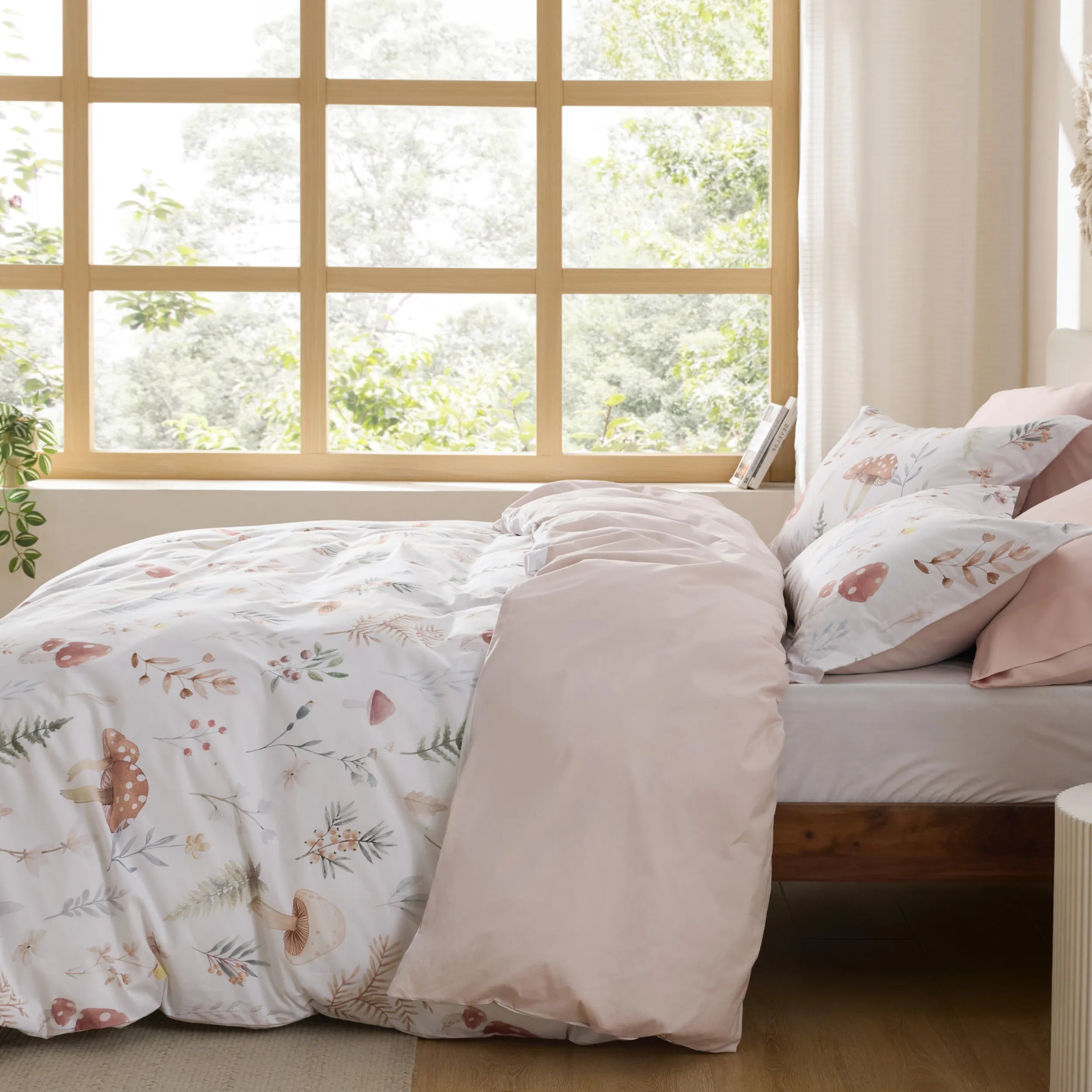 PureWoven 100% Cotton Patterned Duvet Cover Set - Image 29
