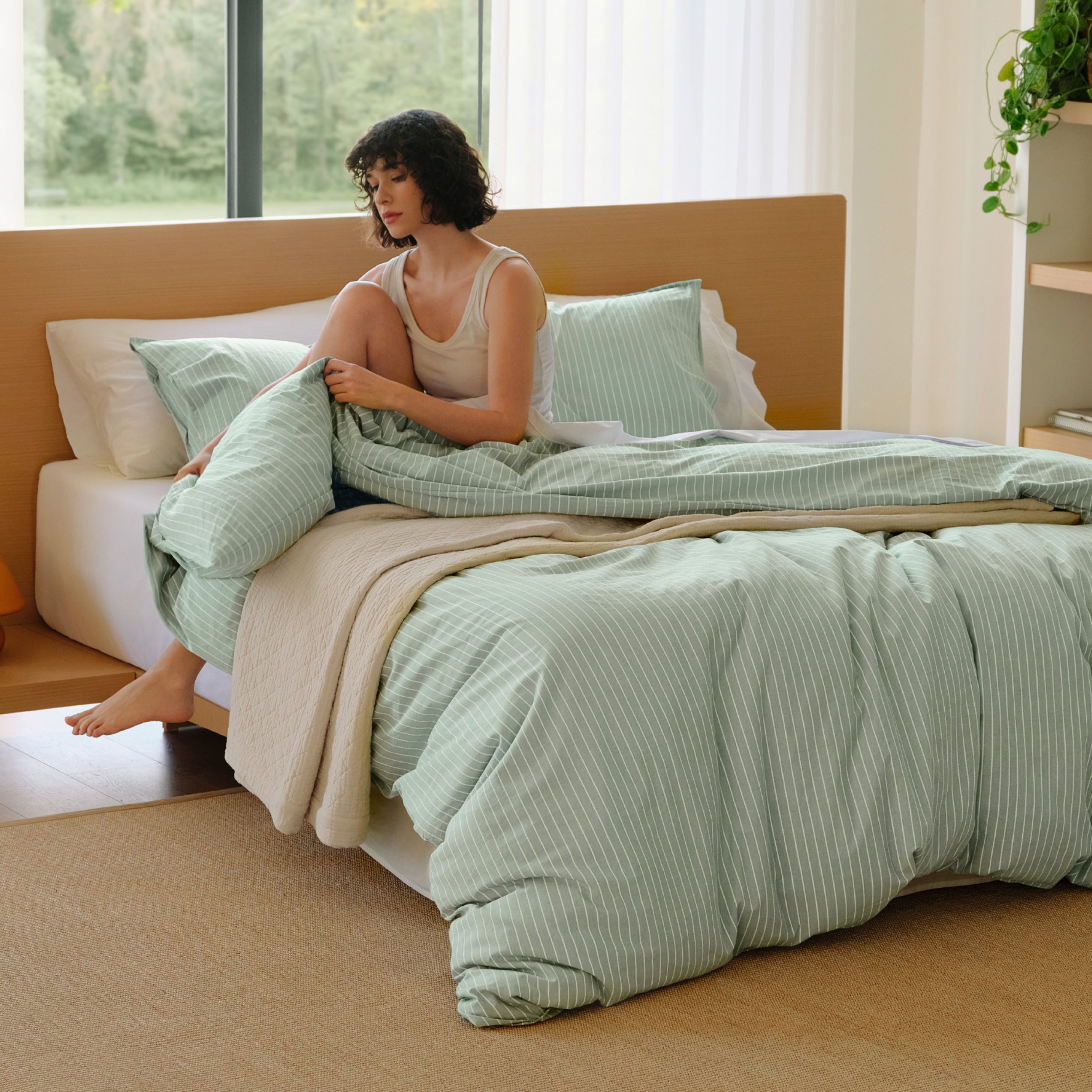 Natural Weekend Washed Cotton Stripe Bundle - Image 6