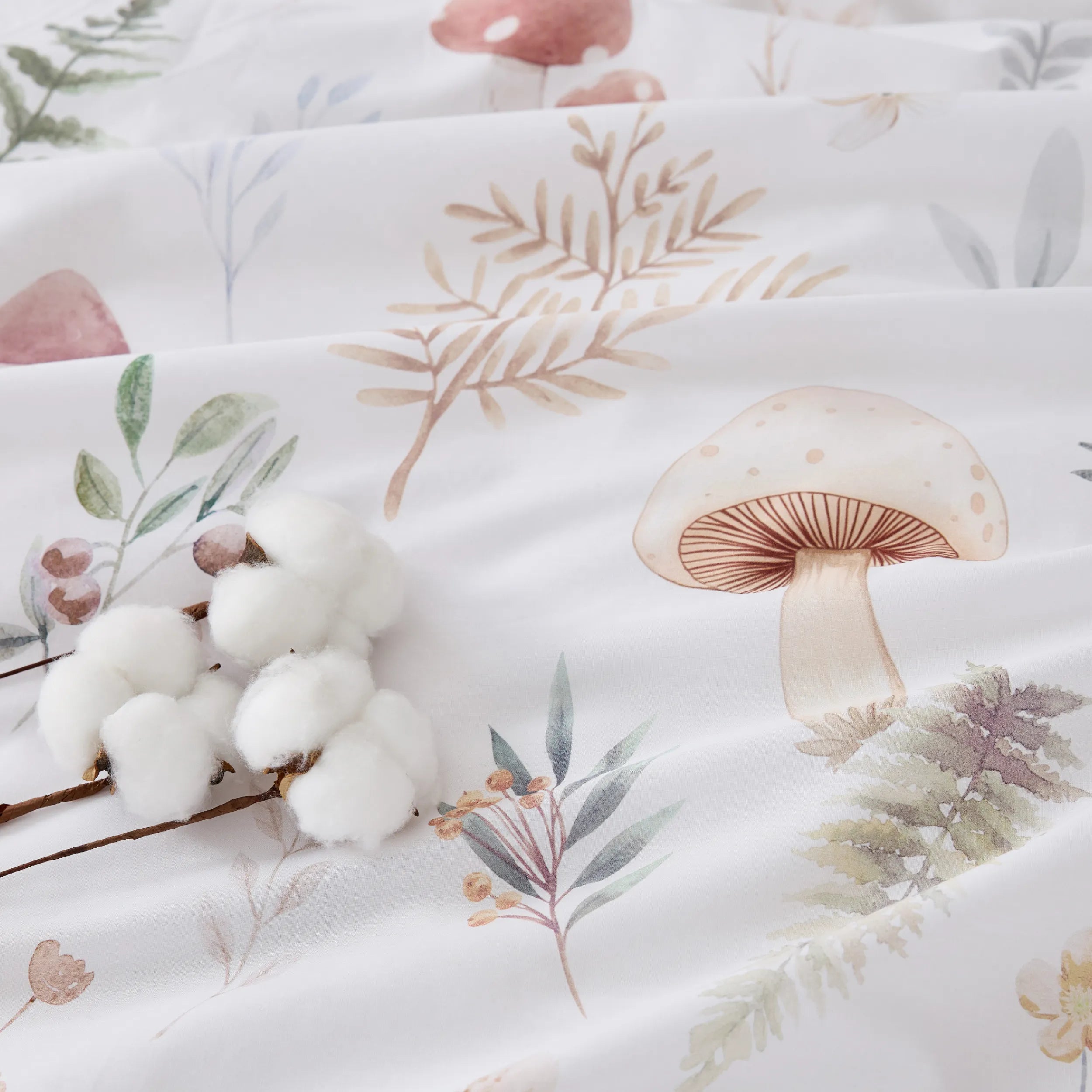 PureWoven 100% Cotton Patterned Duvet Cover Set - Image 30