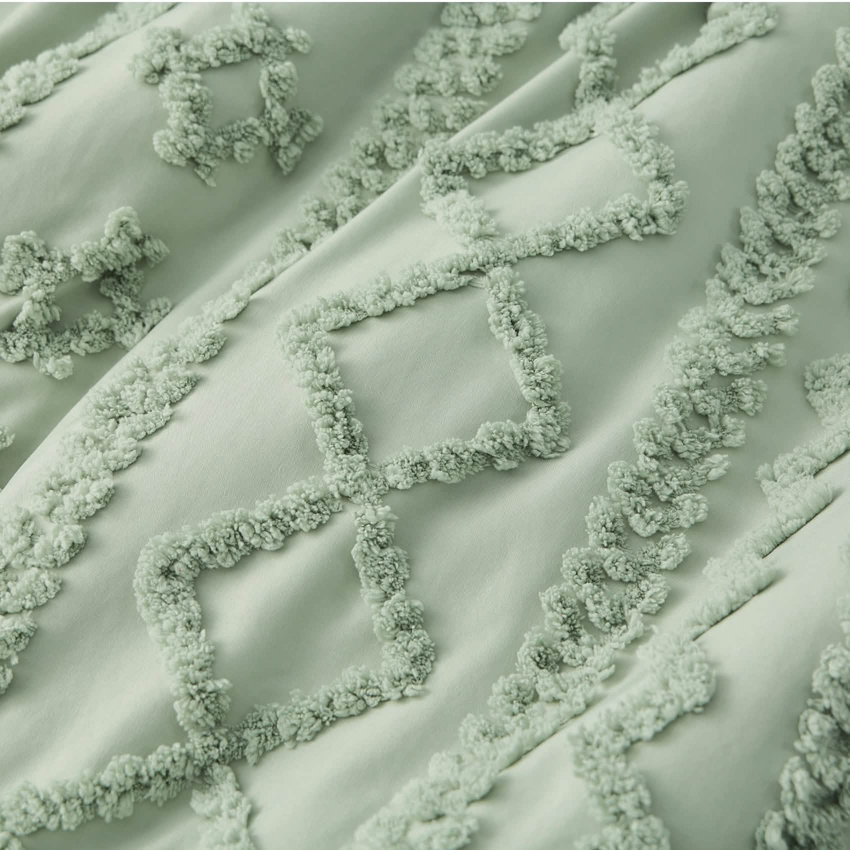 Boho Tufted Embroidery Duvet Cover Set - Image 3