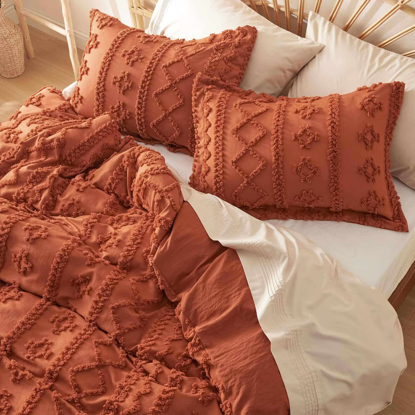 Boho Tufted Embroidery Duvet Cover Set - Image 23