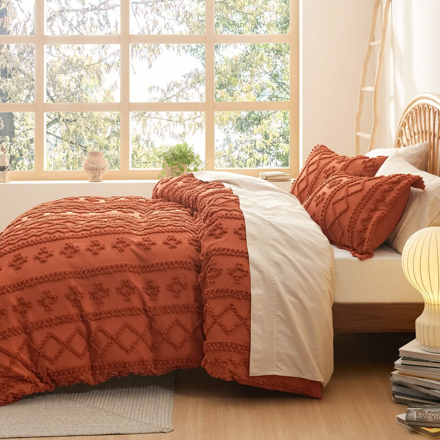 Boho Tufted Embroidery Duvet Cover Set - Image 25