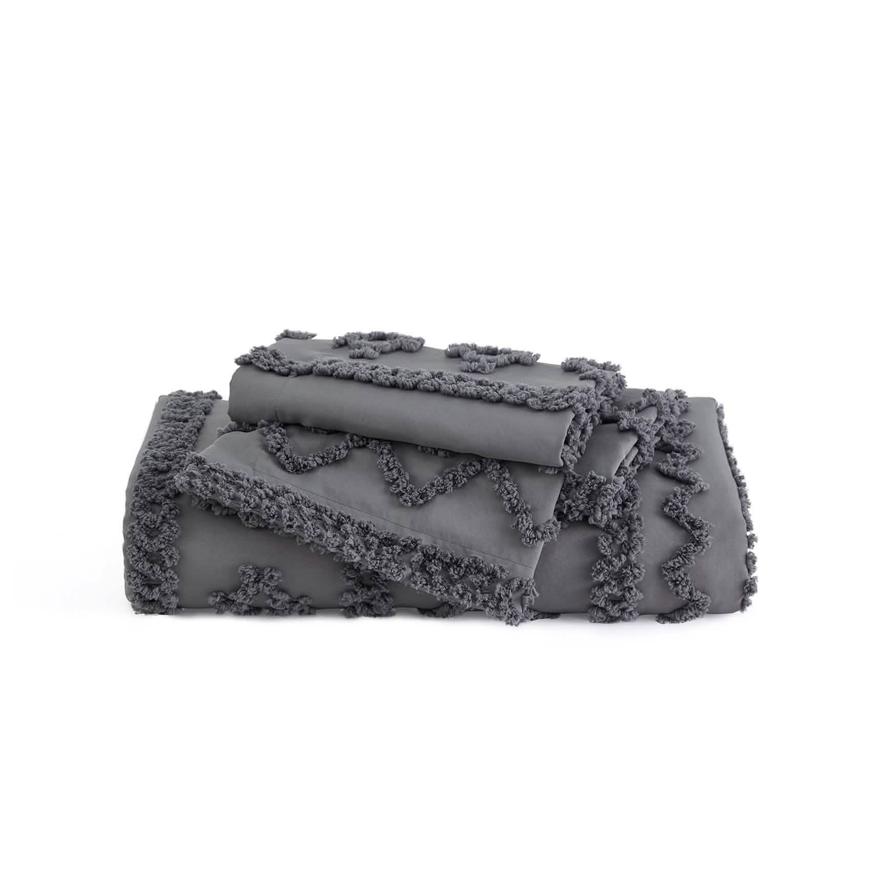 Boho Tufted Embroidery Duvet Cover Set - Image 14