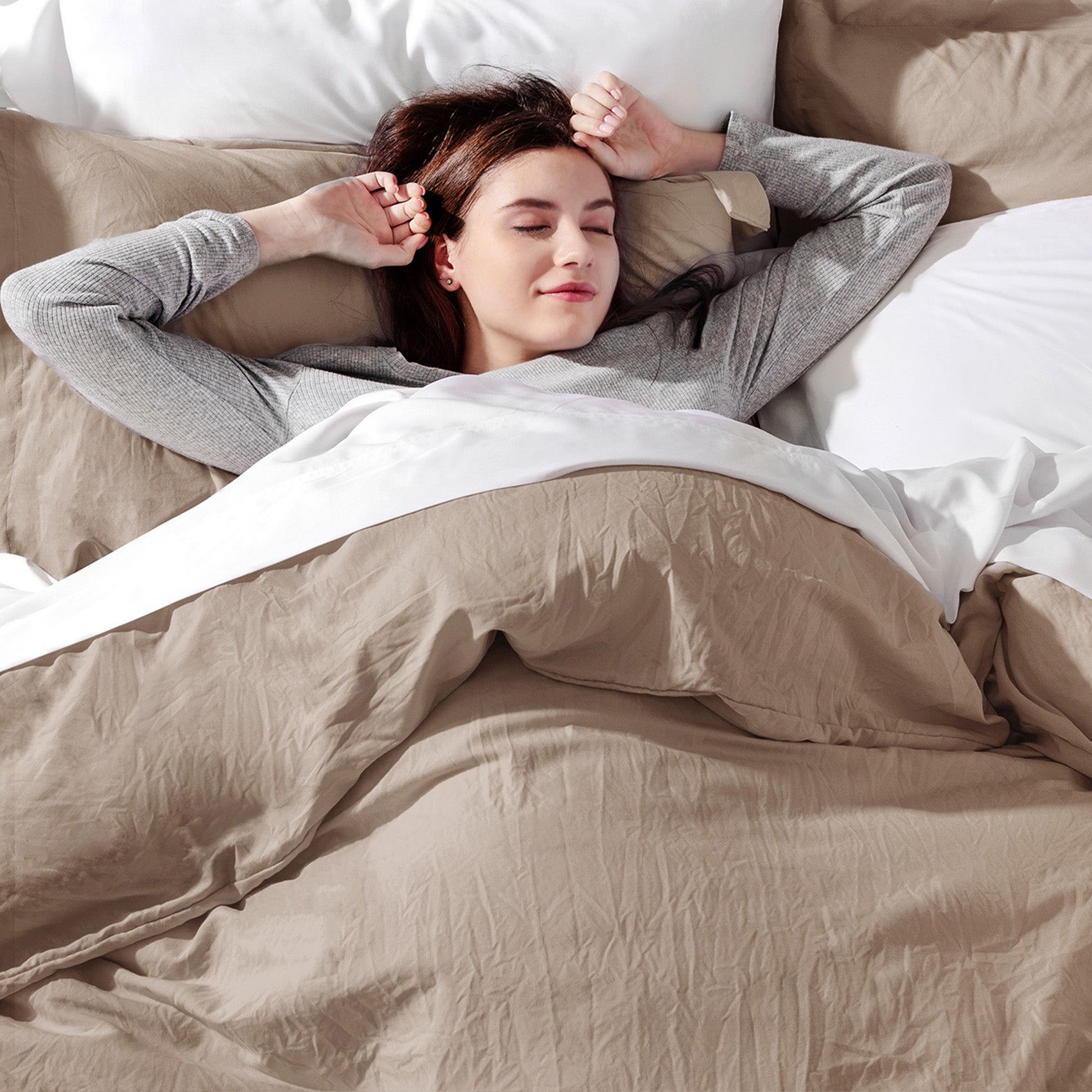 Ultra Soft Hypoallergenic Microfiber Duvet Cover Set - Image 4