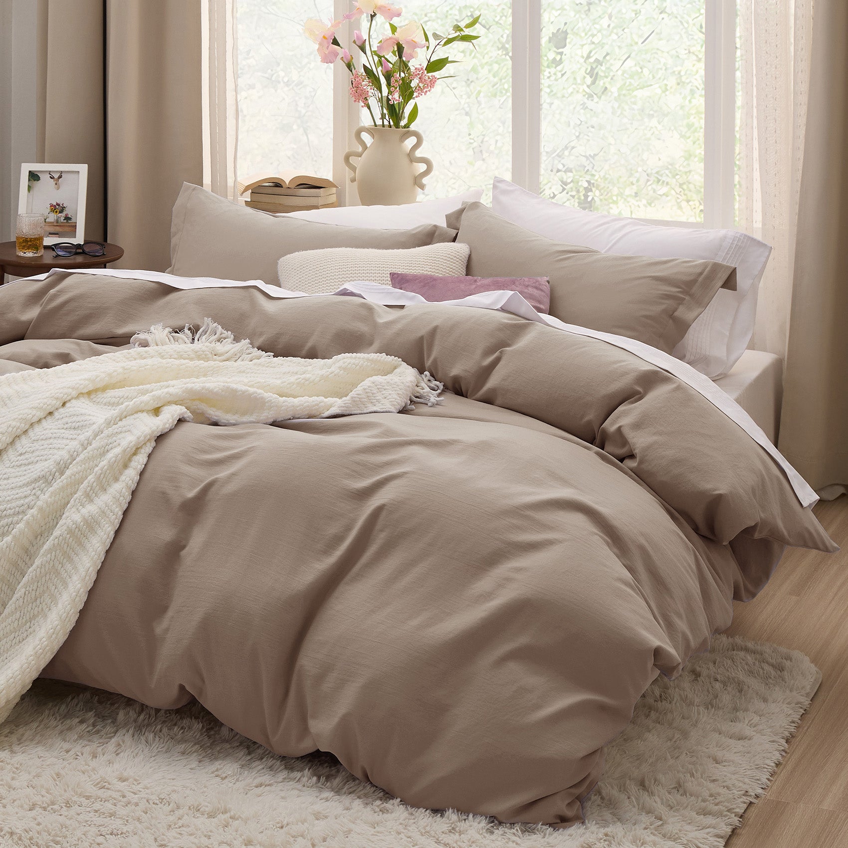 Ultra Soft Hypoallergenic Microfiber Duvet Cover Set - Image 5