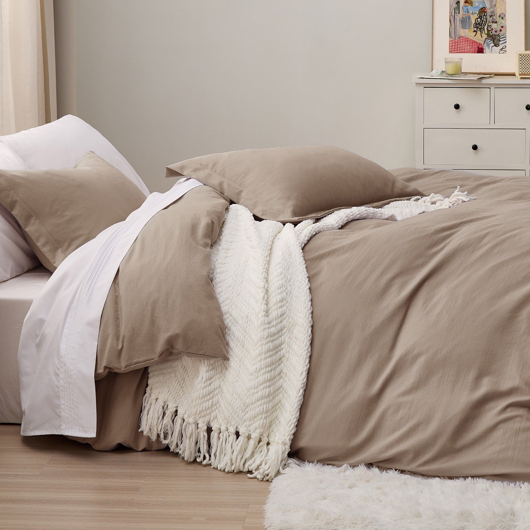 Ultra Soft Hypoallergenic Microfiber Duvet Cover Set - Image 6