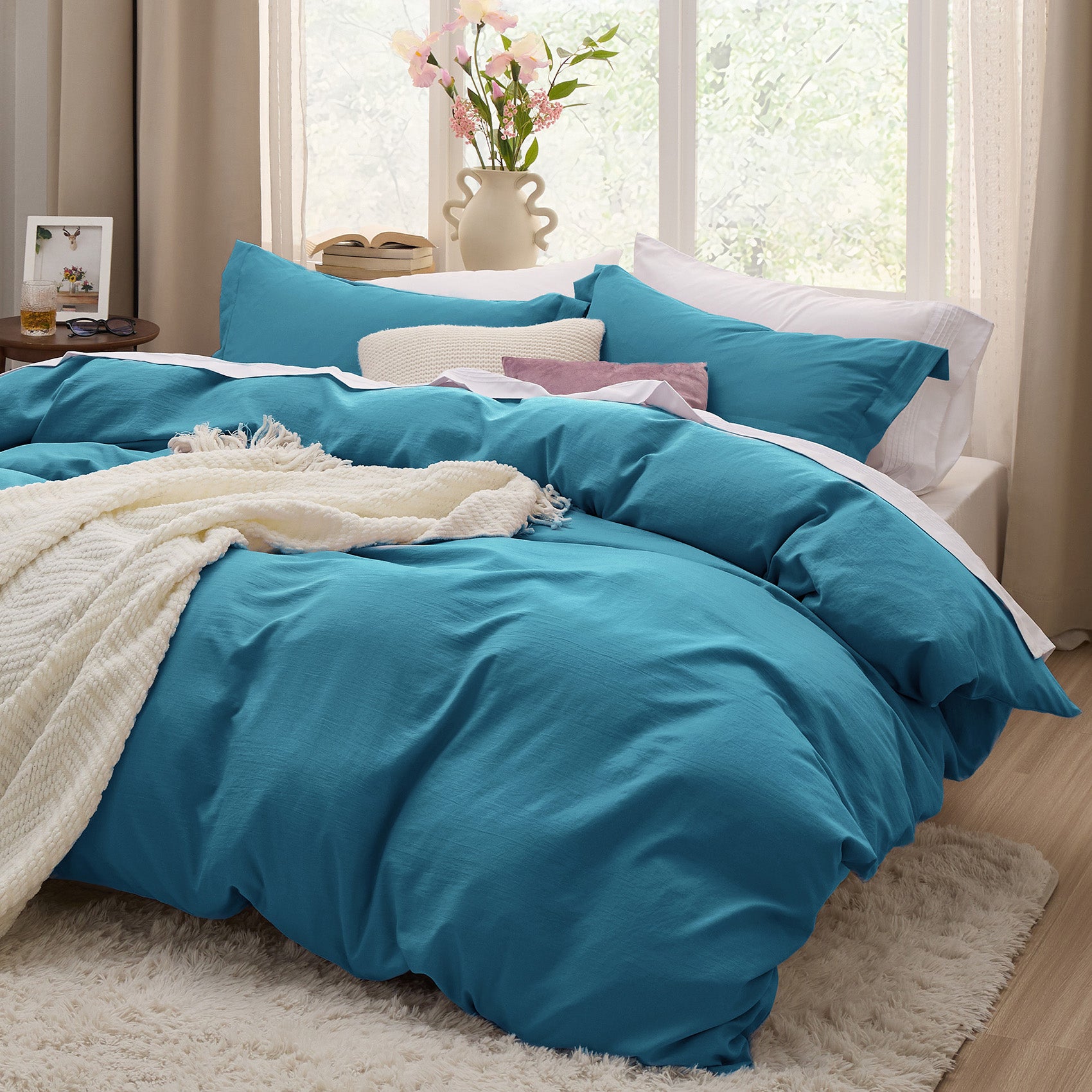 Ultra Soft Hypoallergenic Microfiber Duvet Cover Set - Image 17